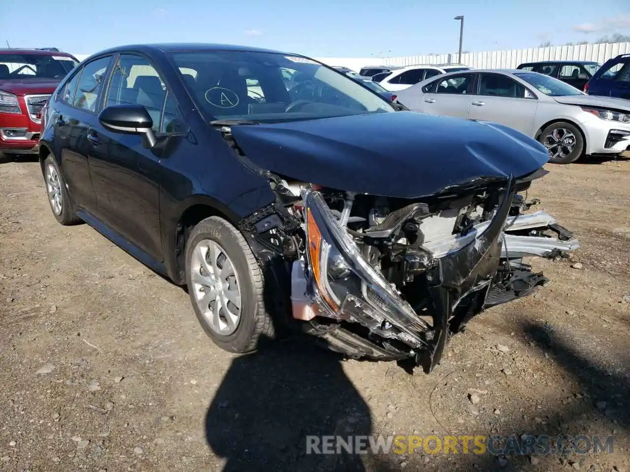 1 Photograph of a damaged car JTDEPRAEXLJ100718 TOYOTA COROLLA 2020