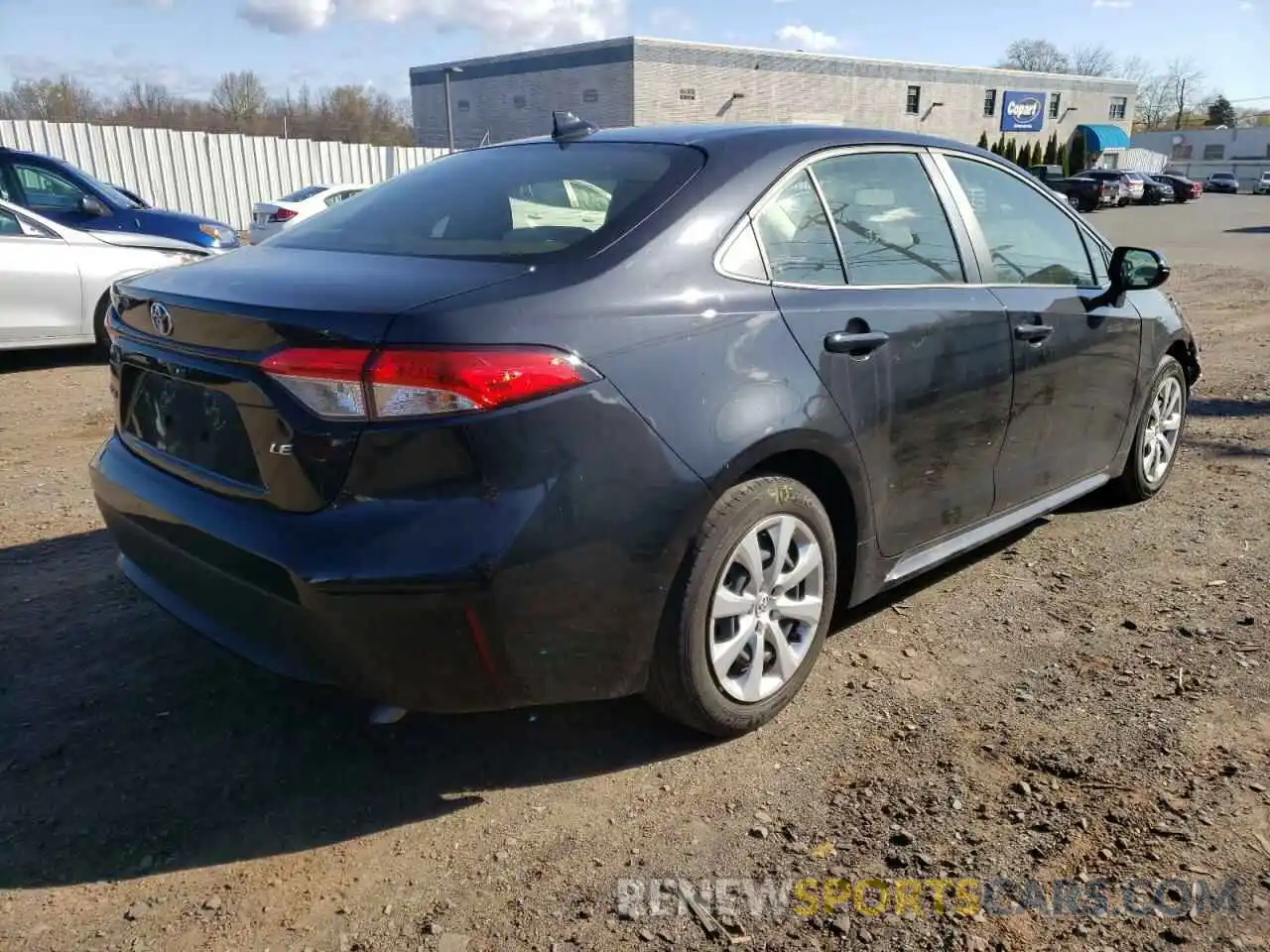 4 Photograph of a damaged car JTDEPRAEXLJ100718 TOYOTA COROLLA 2020