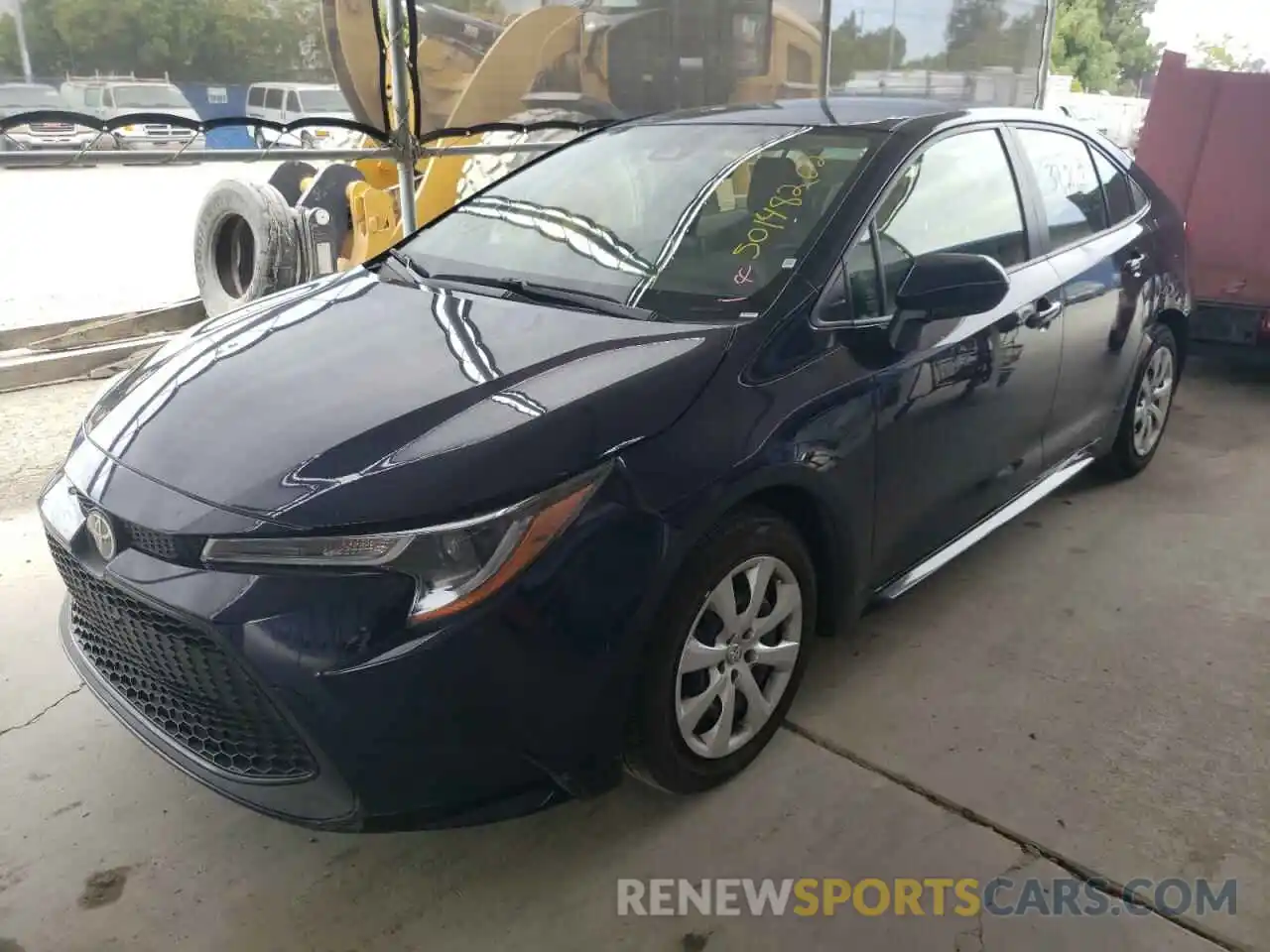 2 Photograph of a damaged car JTDEPRAEXLJ102162 TOYOTA COROLLA 2020