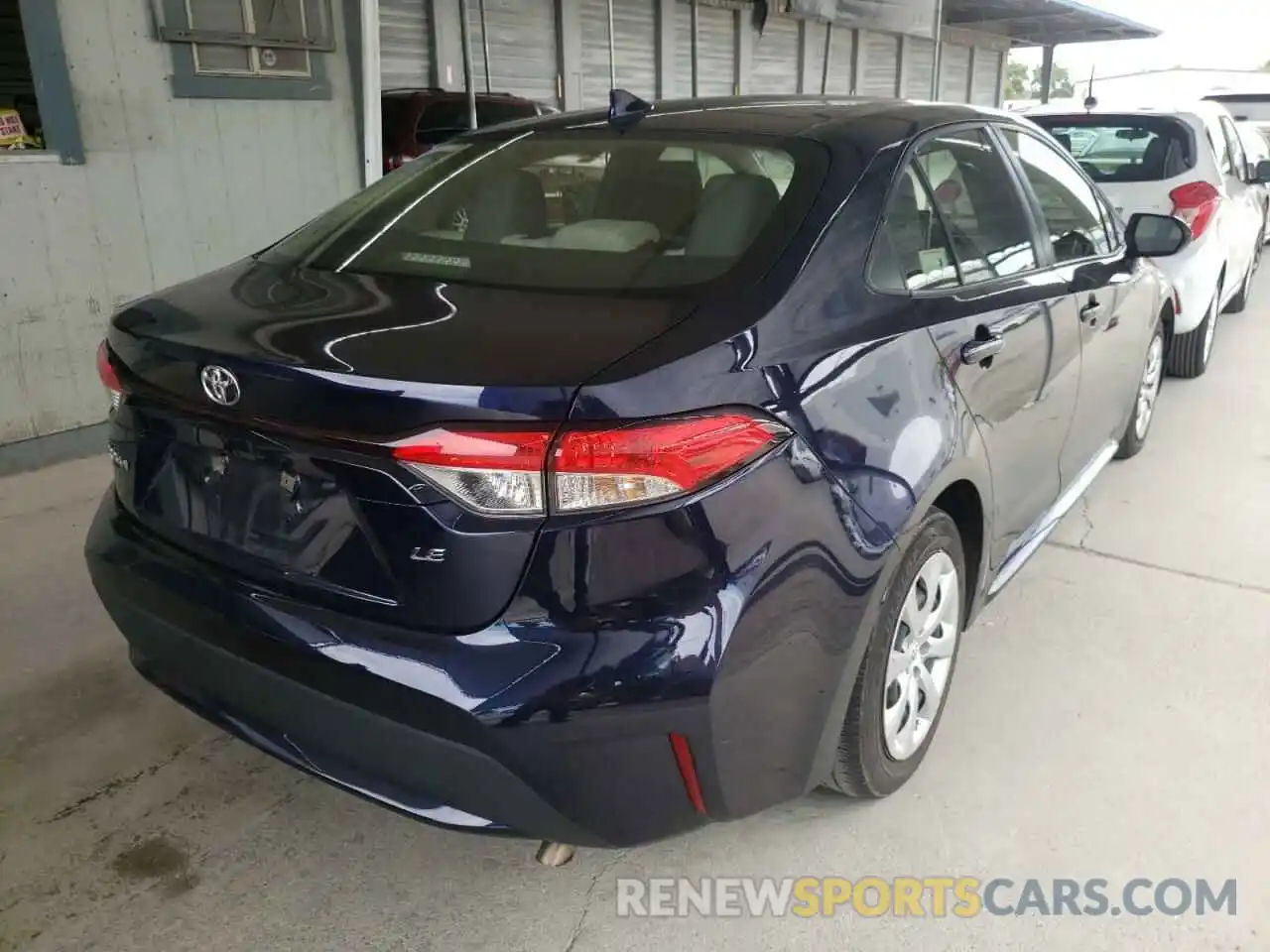 4 Photograph of a damaged car JTDEPRAEXLJ102162 TOYOTA COROLLA 2020