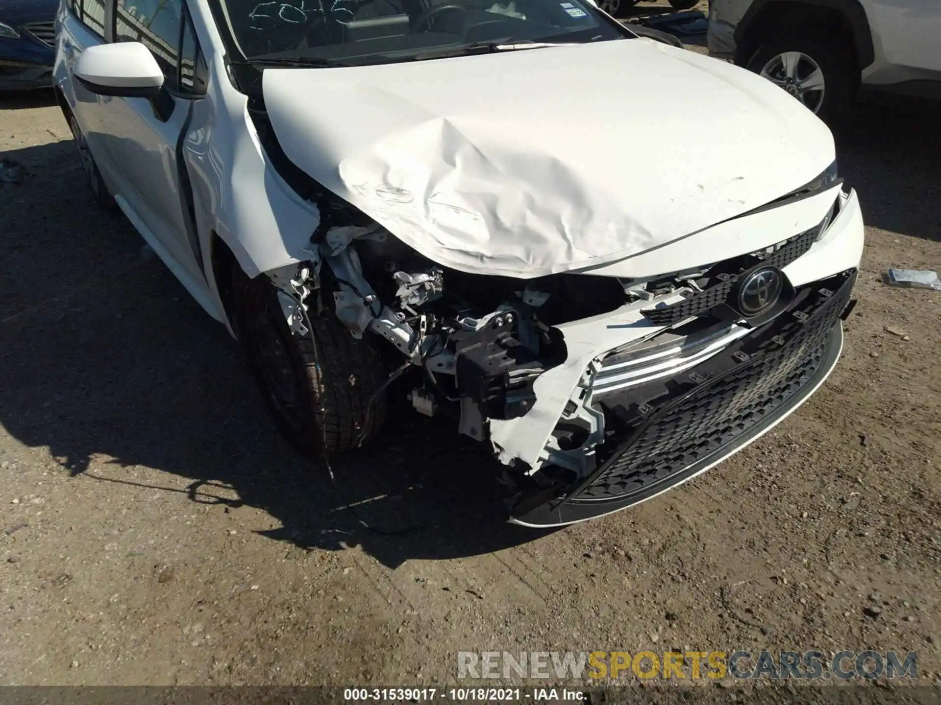 6 Photograph of a damaged car JTDEPRAEXLJ102887 TOYOTA COROLLA 2020