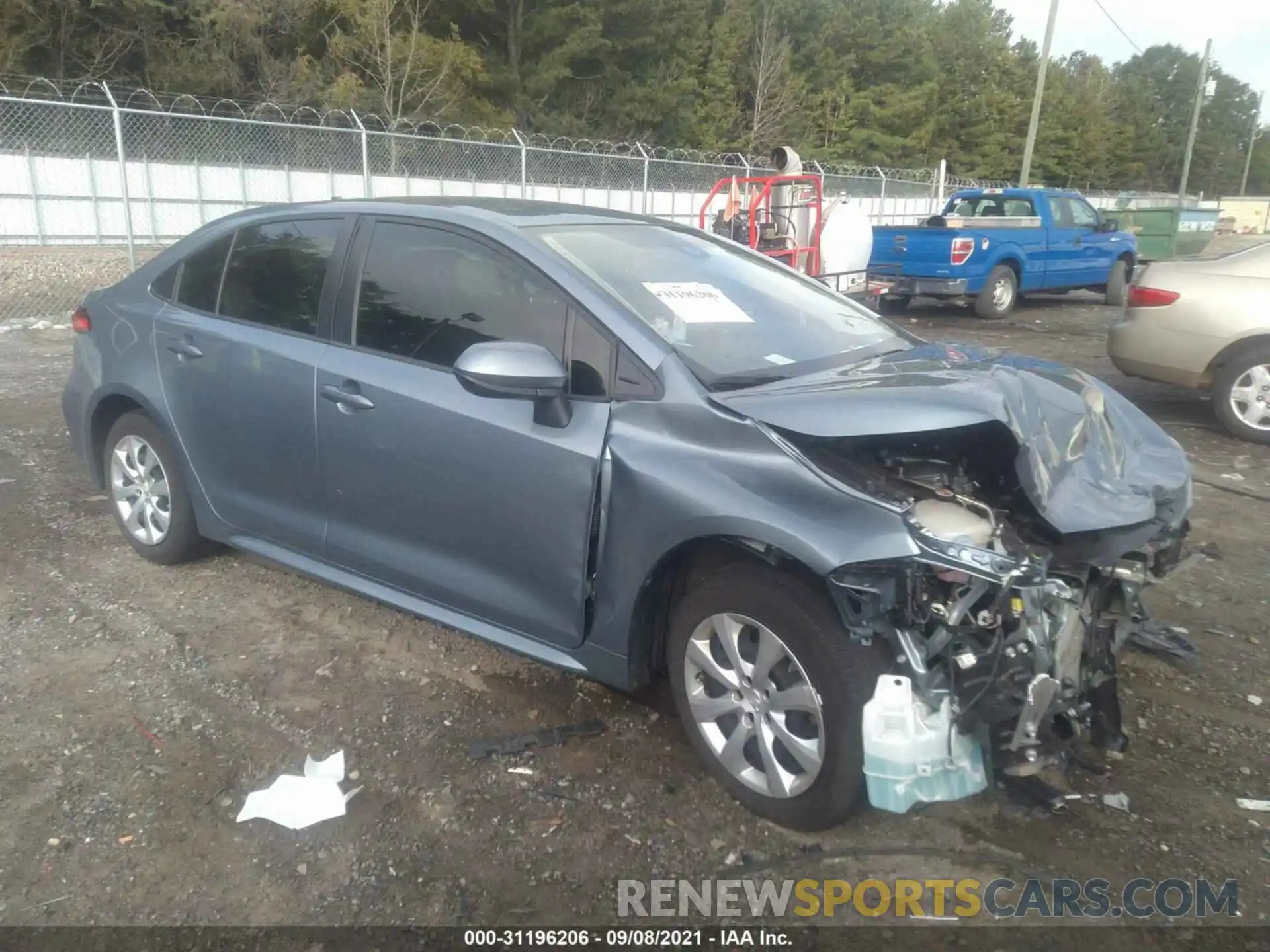 1 Photograph of a damaged car JTDEPRAEXLJ105224 TOYOTA COROLLA 2020