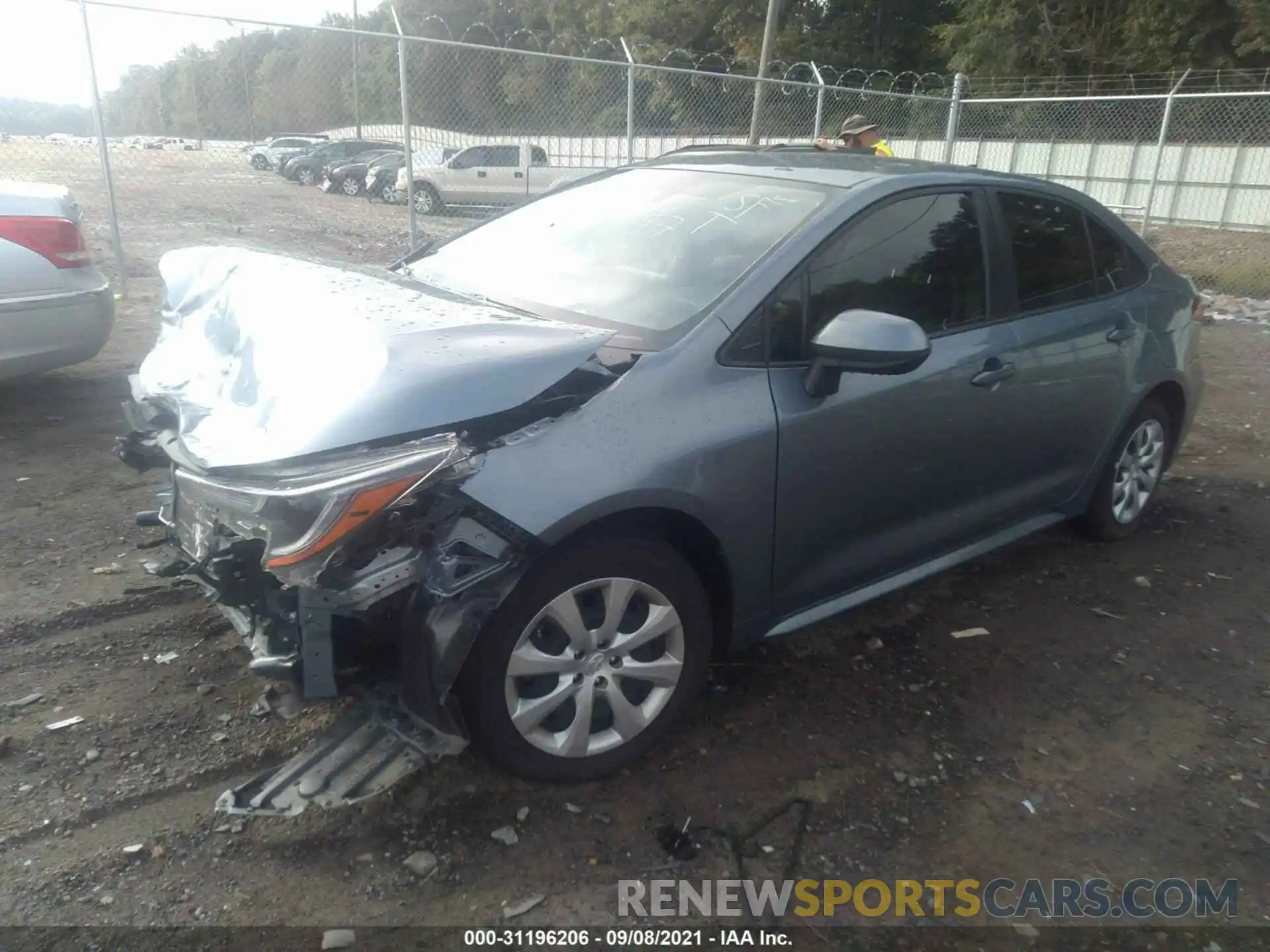 2 Photograph of a damaged car JTDEPRAEXLJ105224 TOYOTA COROLLA 2020