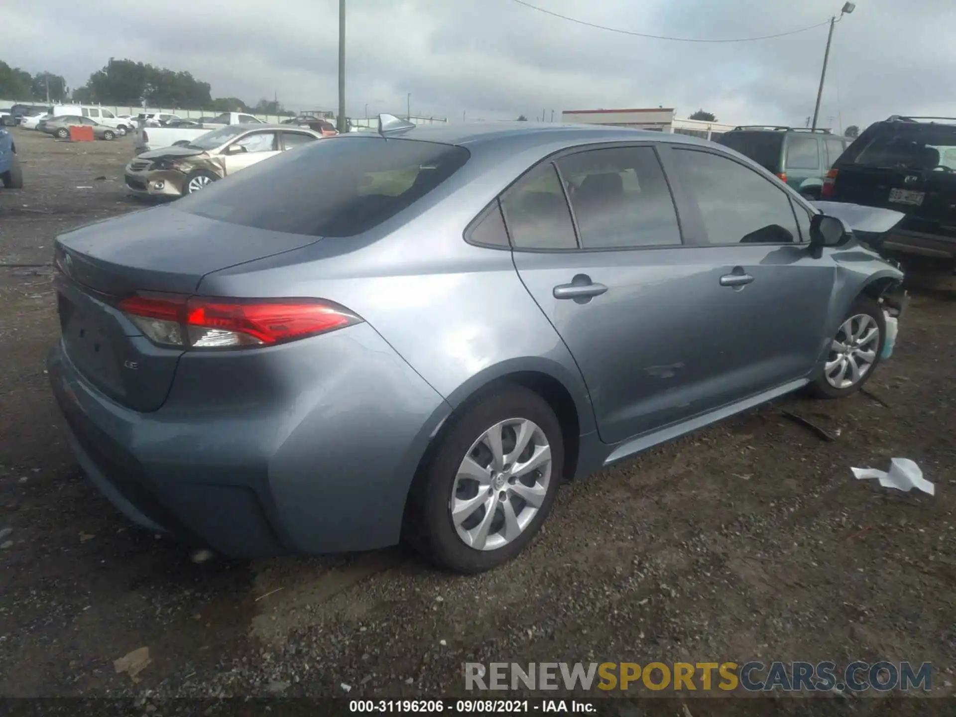 4 Photograph of a damaged car JTDEPRAEXLJ105224 TOYOTA COROLLA 2020