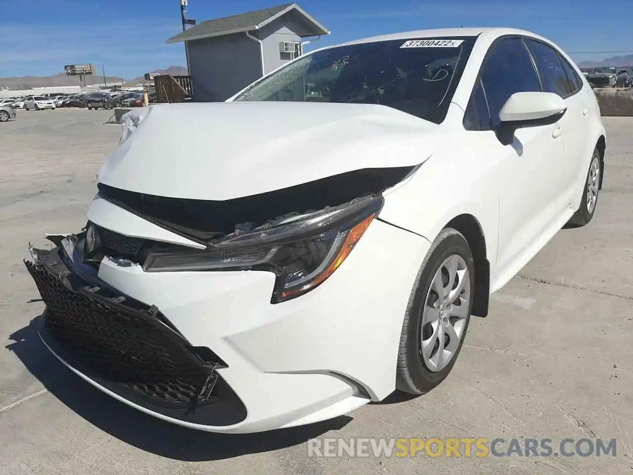 2 Photograph of a damaged car JTDEPRAEXLJ105417 TOYOTA COROLLA 2020