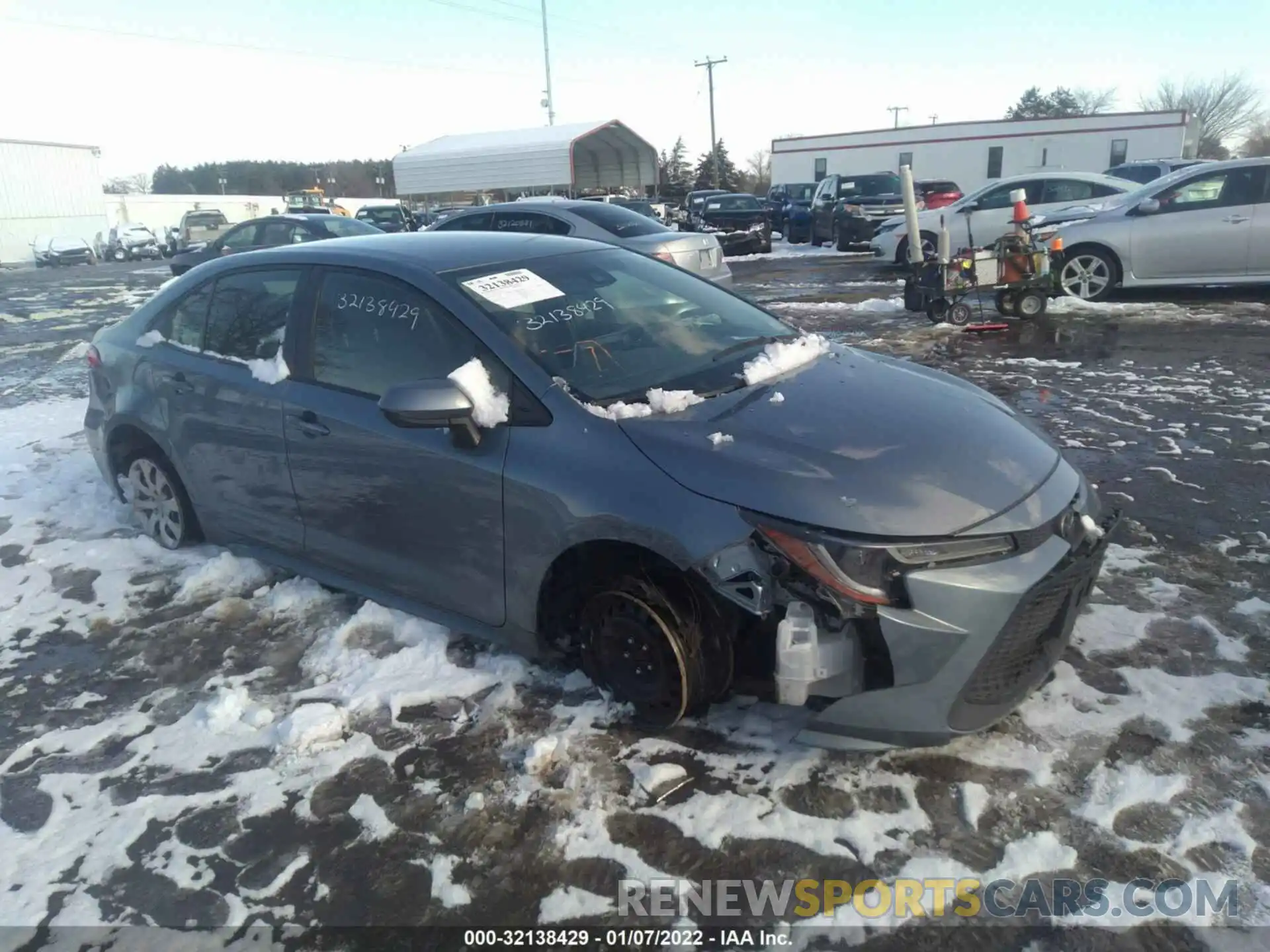 1 Photograph of a damaged car JTDEPRAEXLJ105790 TOYOTA COROLLA 2020