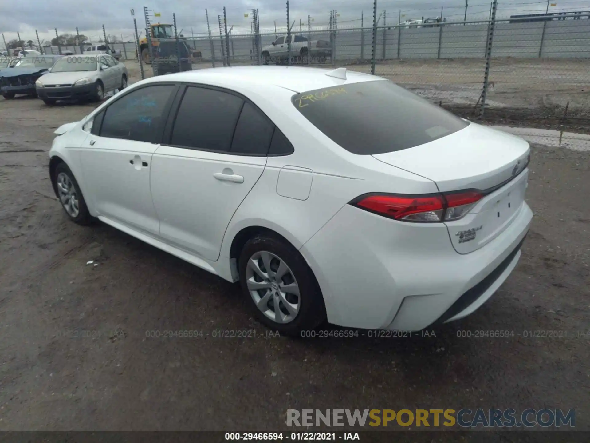 3 Photograph of a damaged car JTDEPRAEXLJ105837 TOYOTA COROLLA 2020