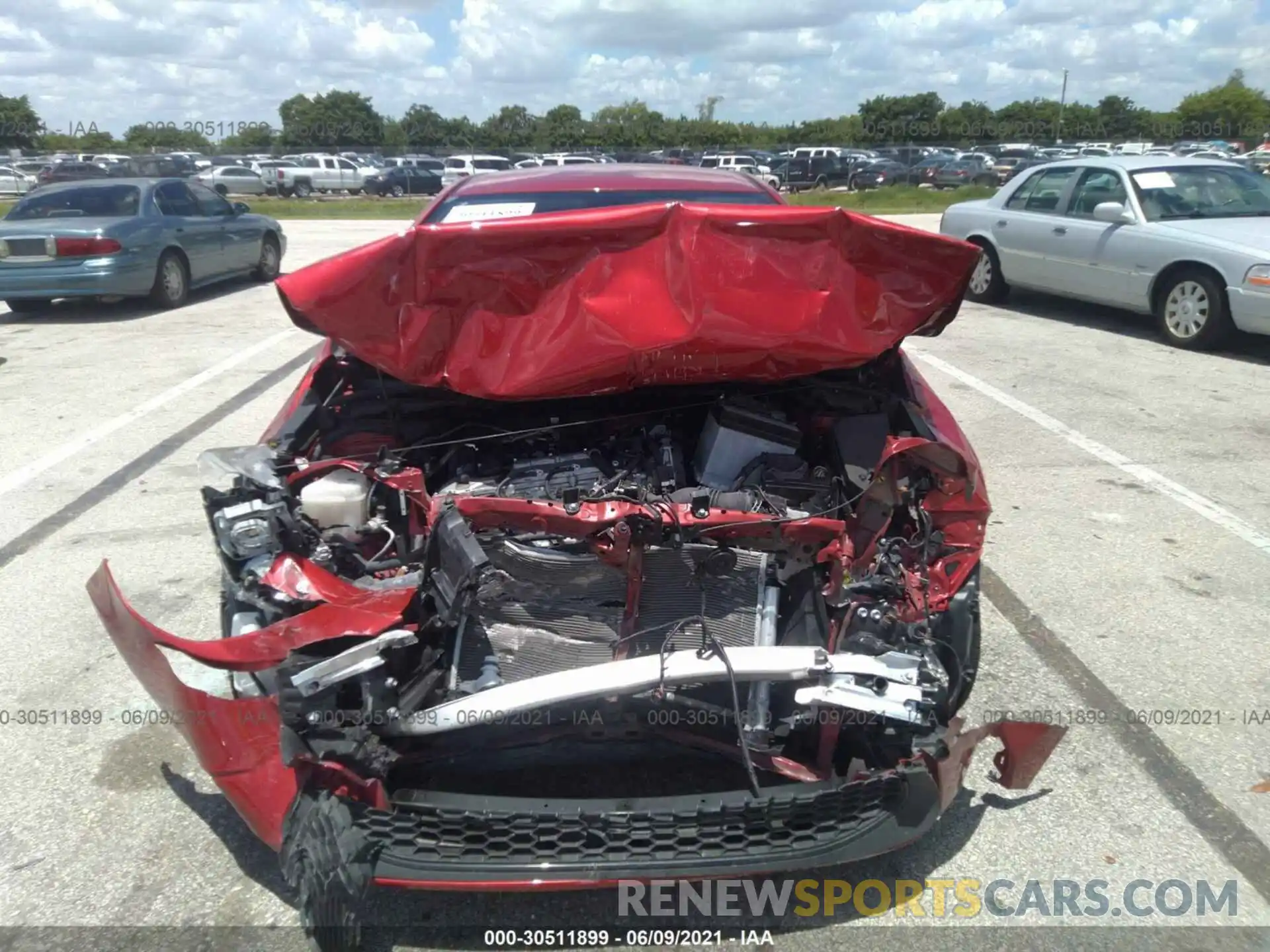 6 Photograph of a damaged car JTDEPRAEXLJ106177 TOYOTA COROLLA 2020