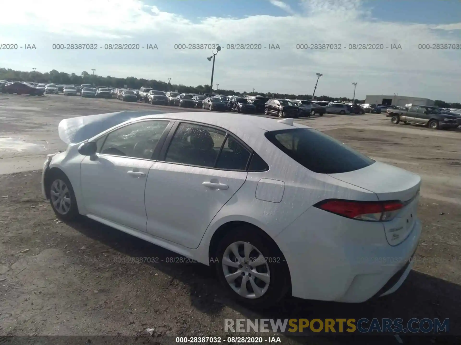 3 Photograph of a damaged car JTDEPRAEXLJ107233 TOYOTA COROLLA 2020