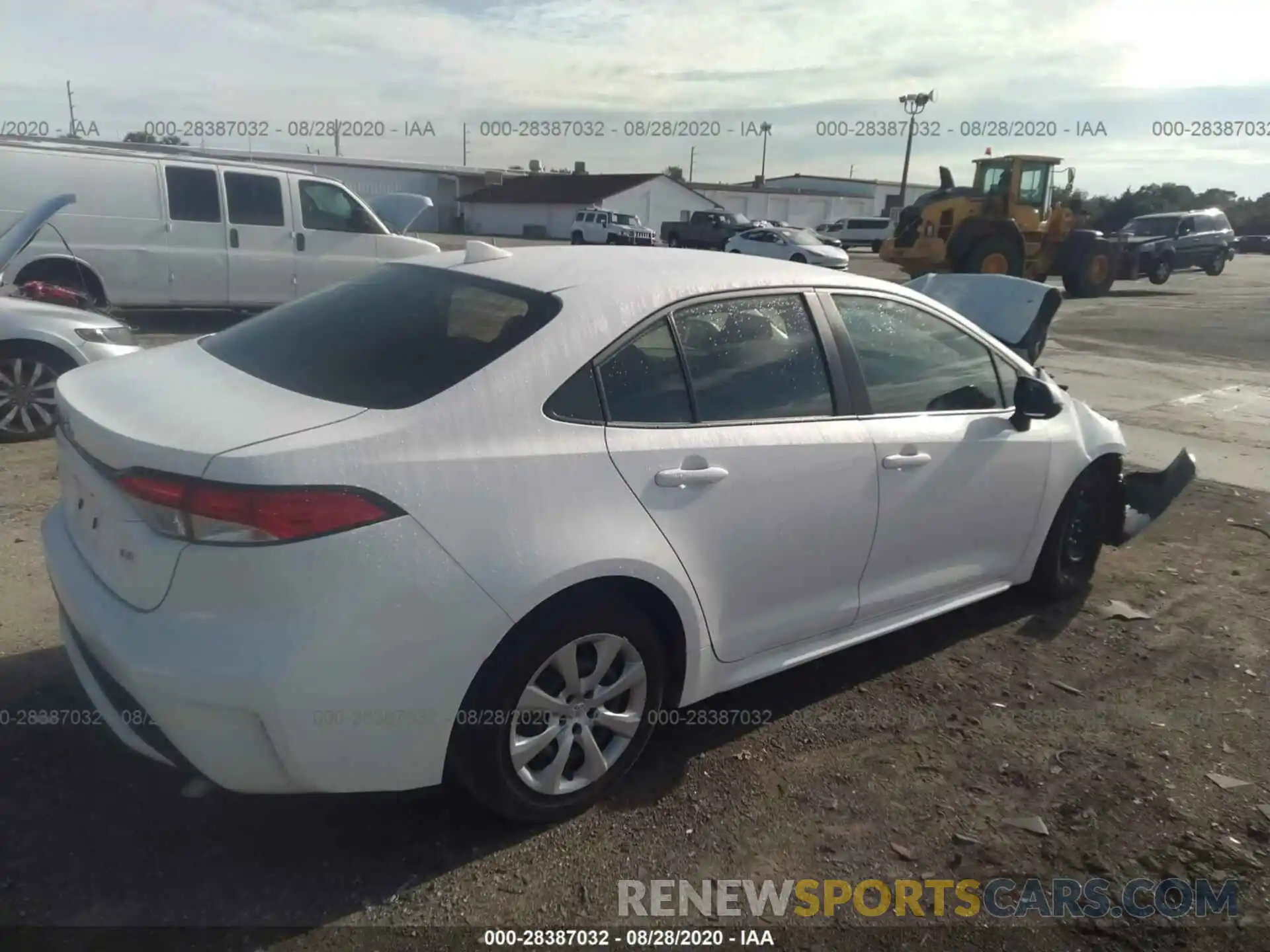 4 Photograph of a damaged car JTDEPRAEXLJ107233 TOYOTA COROLLA 2020