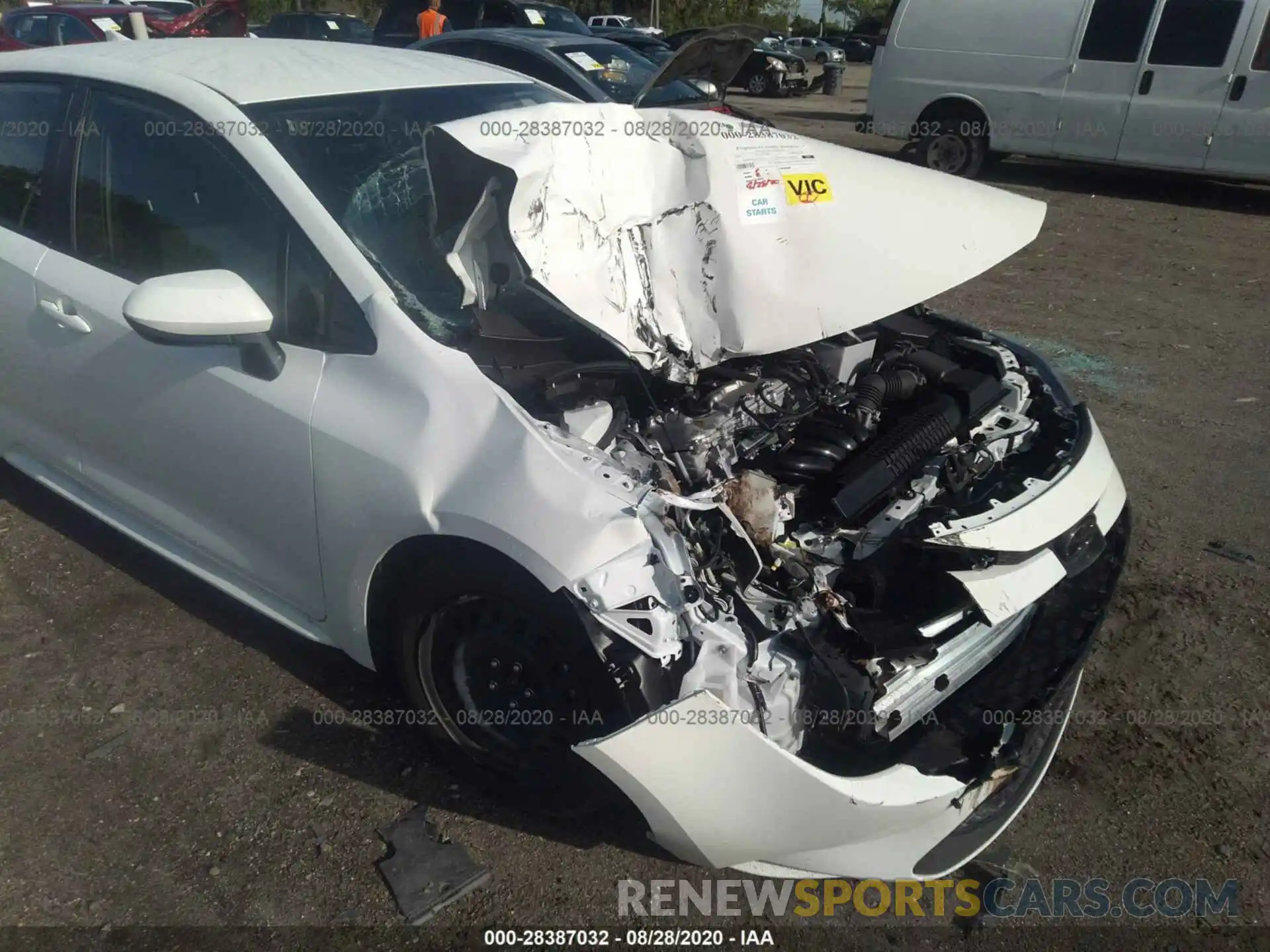 6 Photograph of a damaged car JTDEPRAEXLJ107233 TOYOTA COROLLA 2020