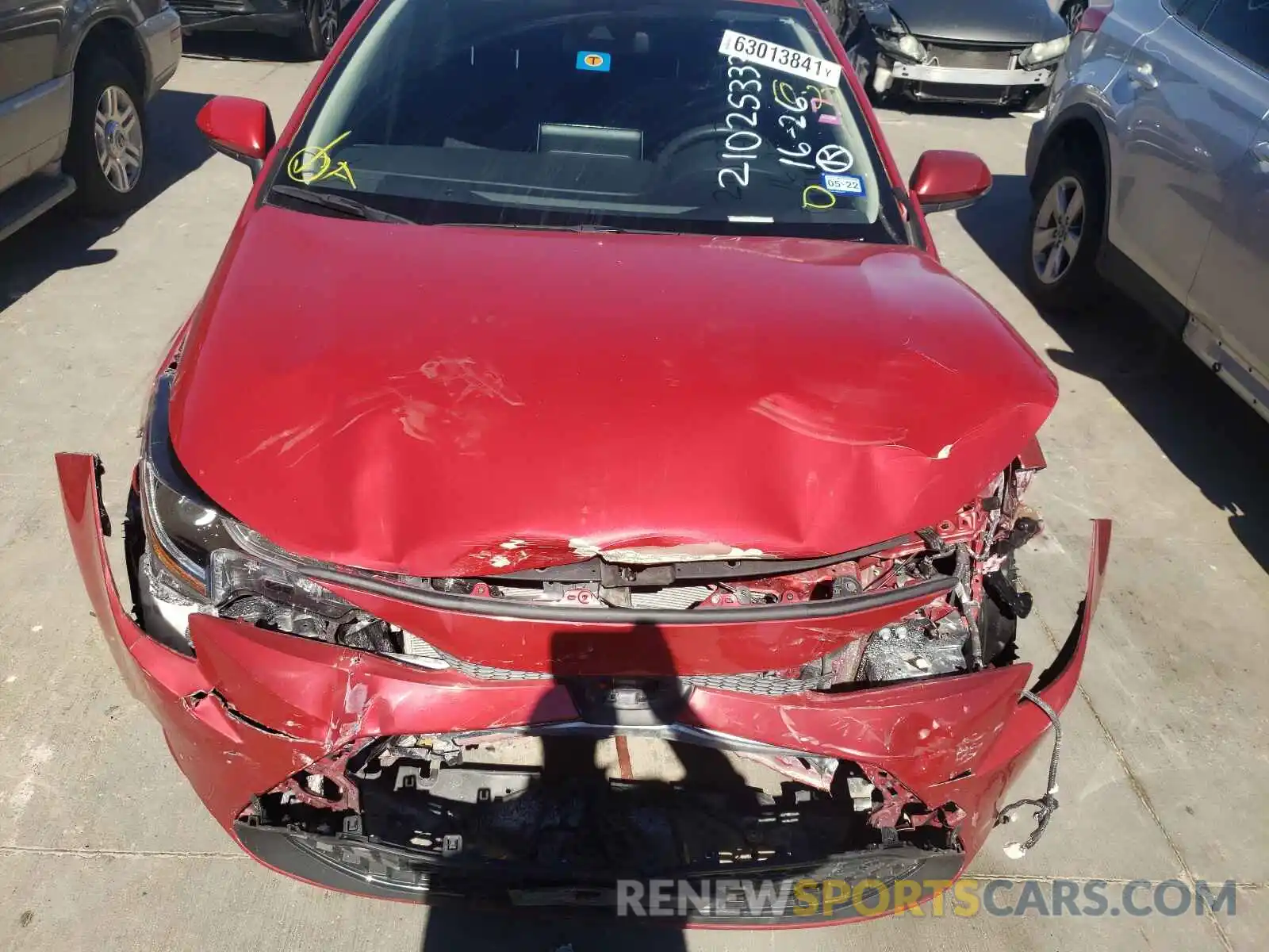 7 Photograph of a damaged car JTDEPRAEXLJ107409 TOYOTA COROLLA 2020