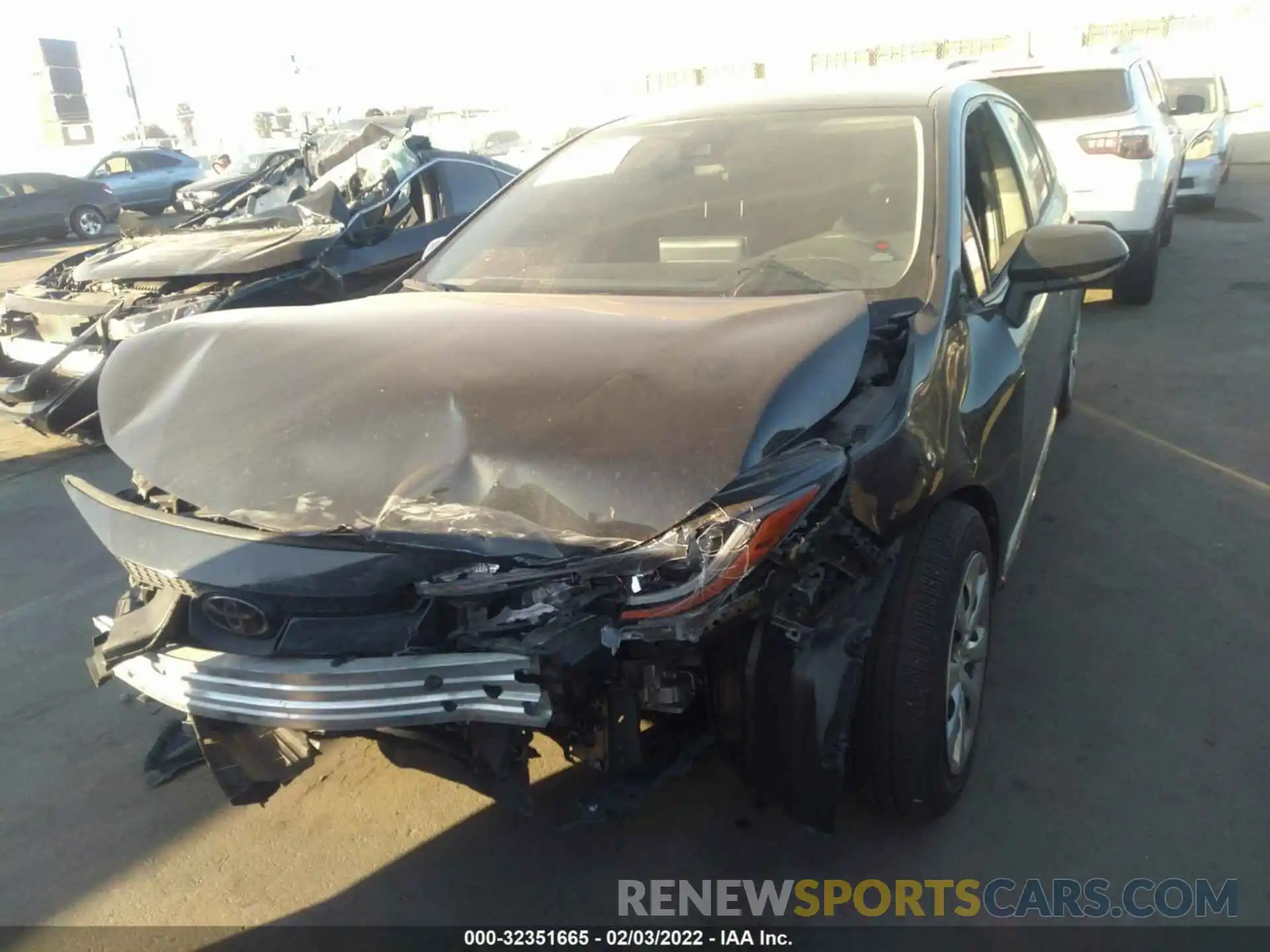 6 Photograph of a damaged car JTDEPRAEXLJ108107 TOYOTA COROLLA 2020