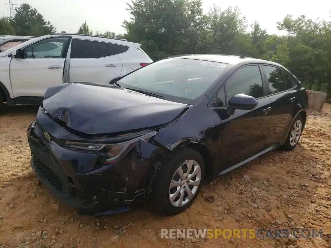 2 Photograph of a damaged car JTDEPRAEXLJ108303 TOYOTA COROLLA 2020