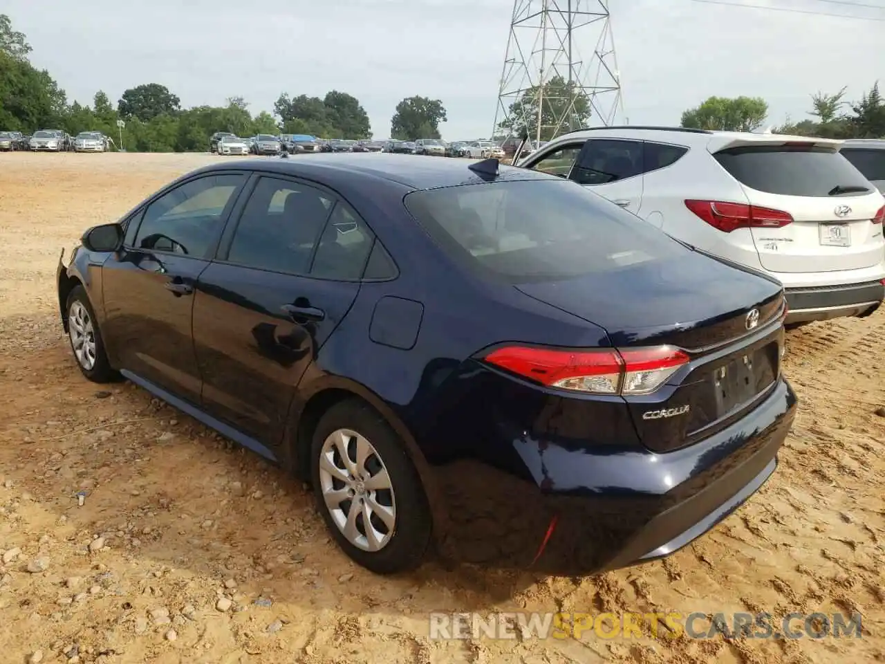 3 Photograph of a damaged car JTDEPRAEXLJ108303 TOYOTA COROLLA 2020