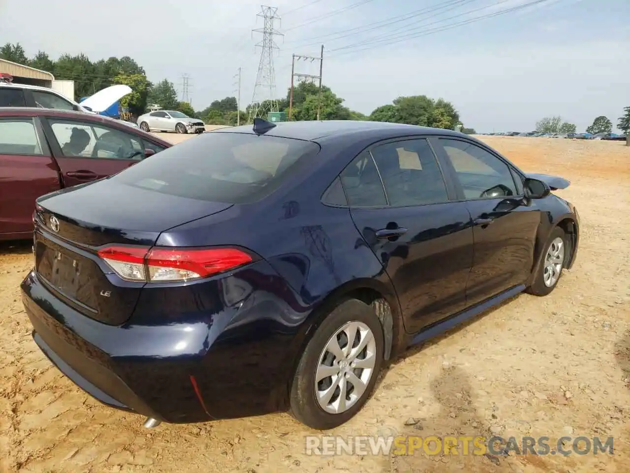 4 Photograph of a damaged car JTDEPRAEXLJ108303 TOYOTA COROLLA 2020