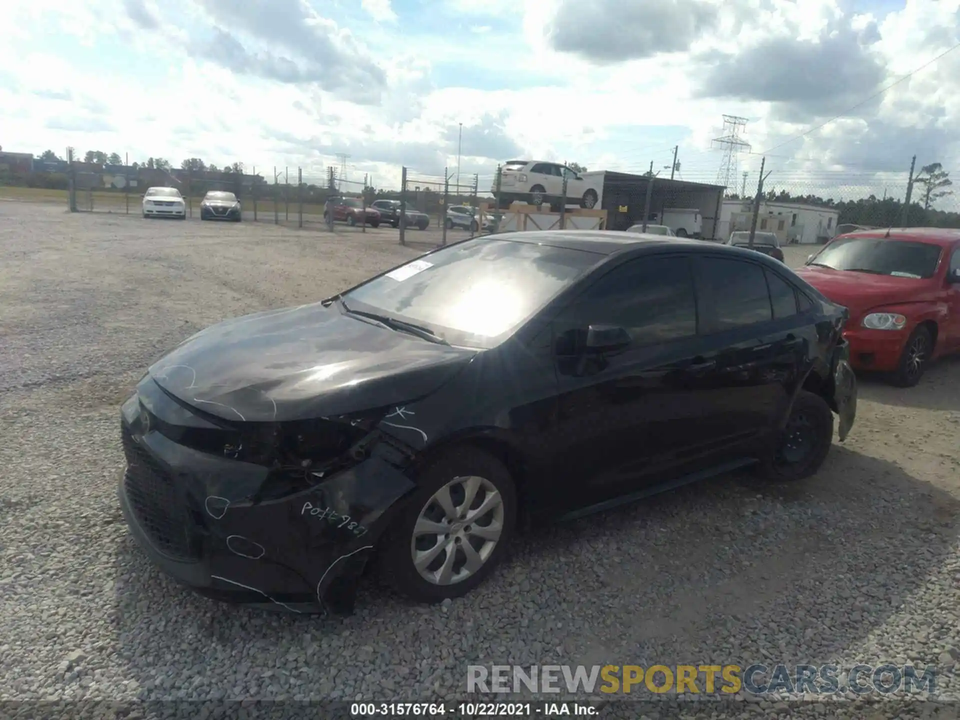 2 Photograph of a damaged car JTDEPRAEXLJ108625 TOYOTA COROLLA 2020