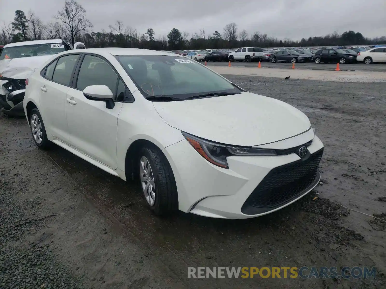 1 Photograph of a damaged car JTDEPRAEXLJ108902 TOYOTA COROLLA 2020