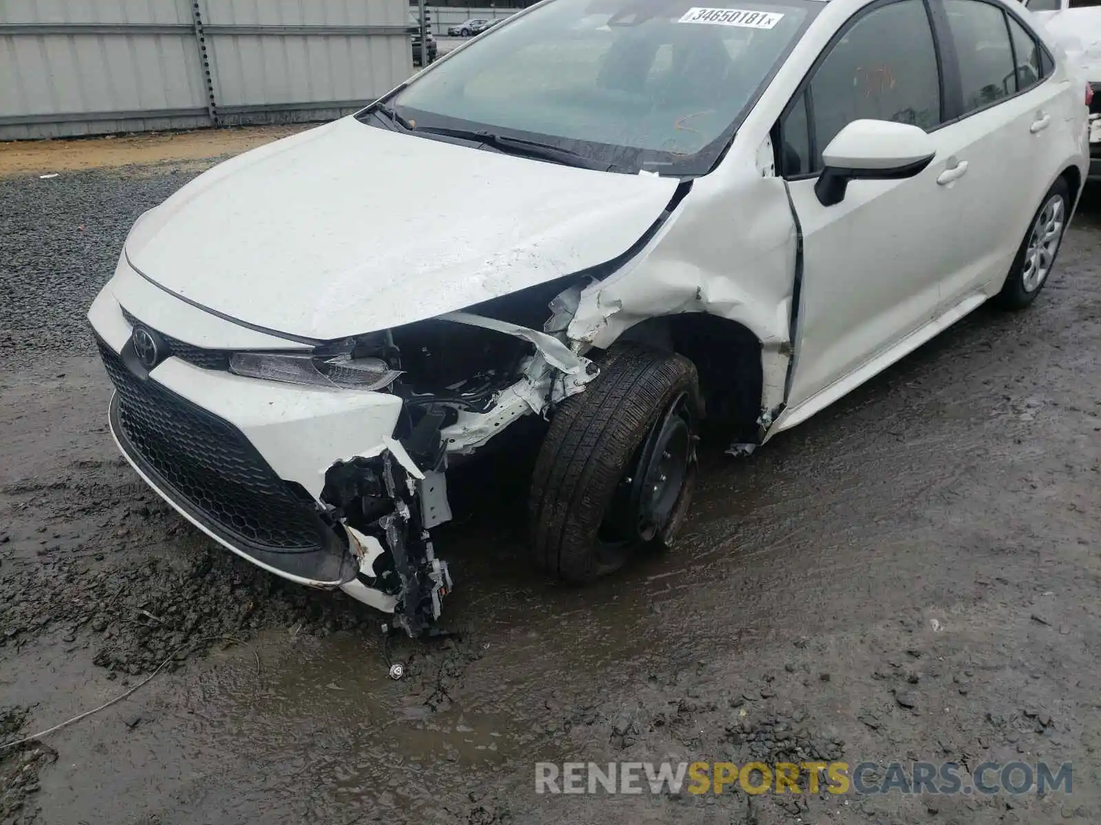 9 Photograph of a damaged car JTDEPRAEXLJ108902 TOYOTA COROLLA 2020