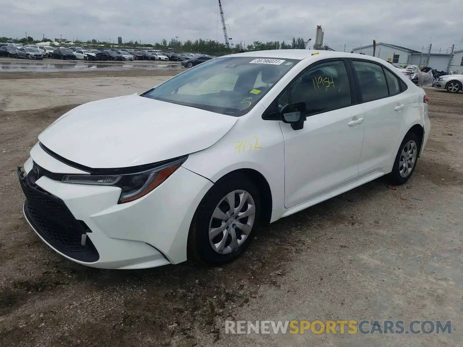 2 Photograph of a damaged car JTDEPRAEXLJ108950 TOYOTA COROLLA 2020