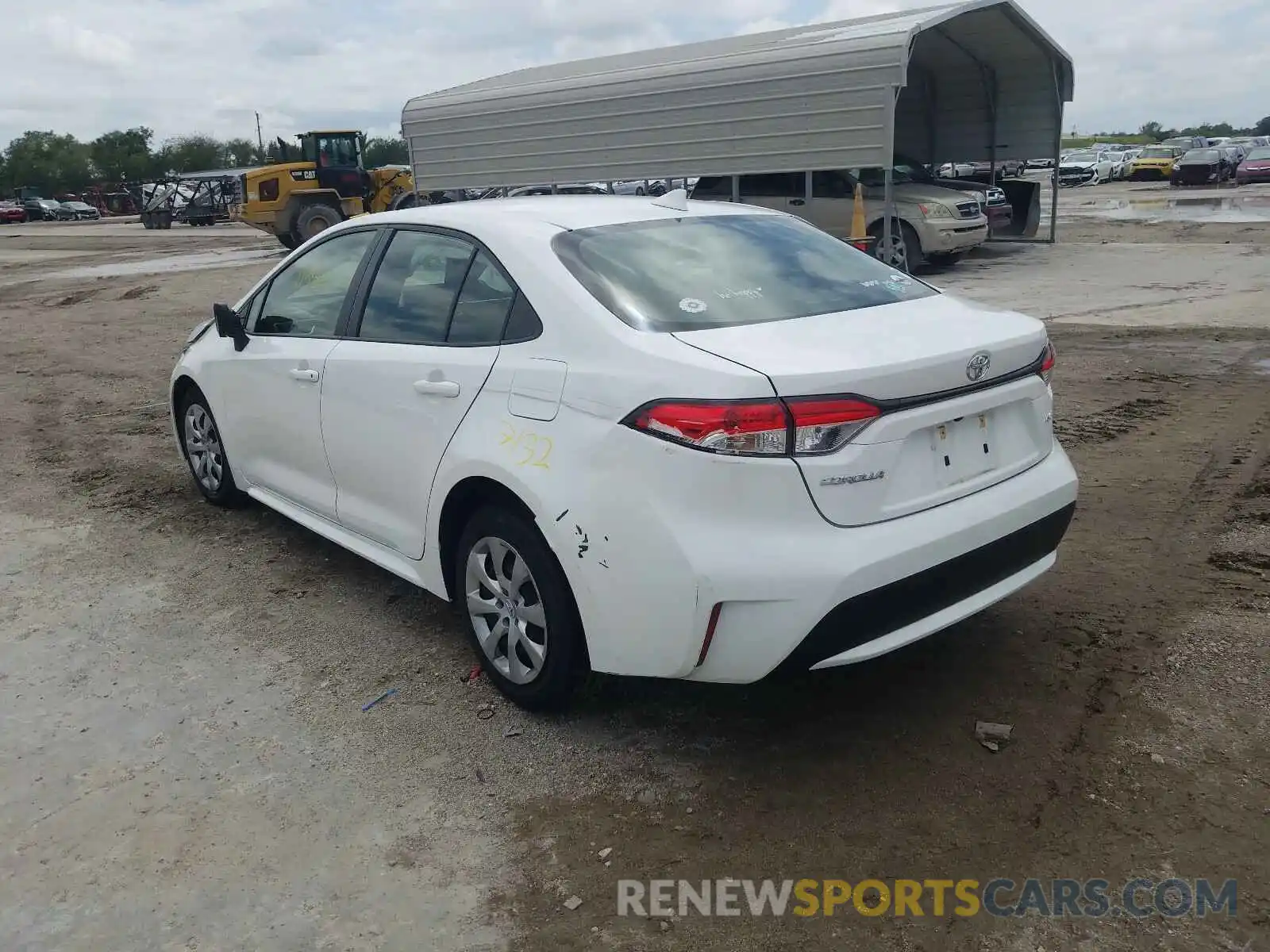 3 Photograph of a damaged car JTDEPRAEXLJ108950 TOYOTA COROLLA 2020