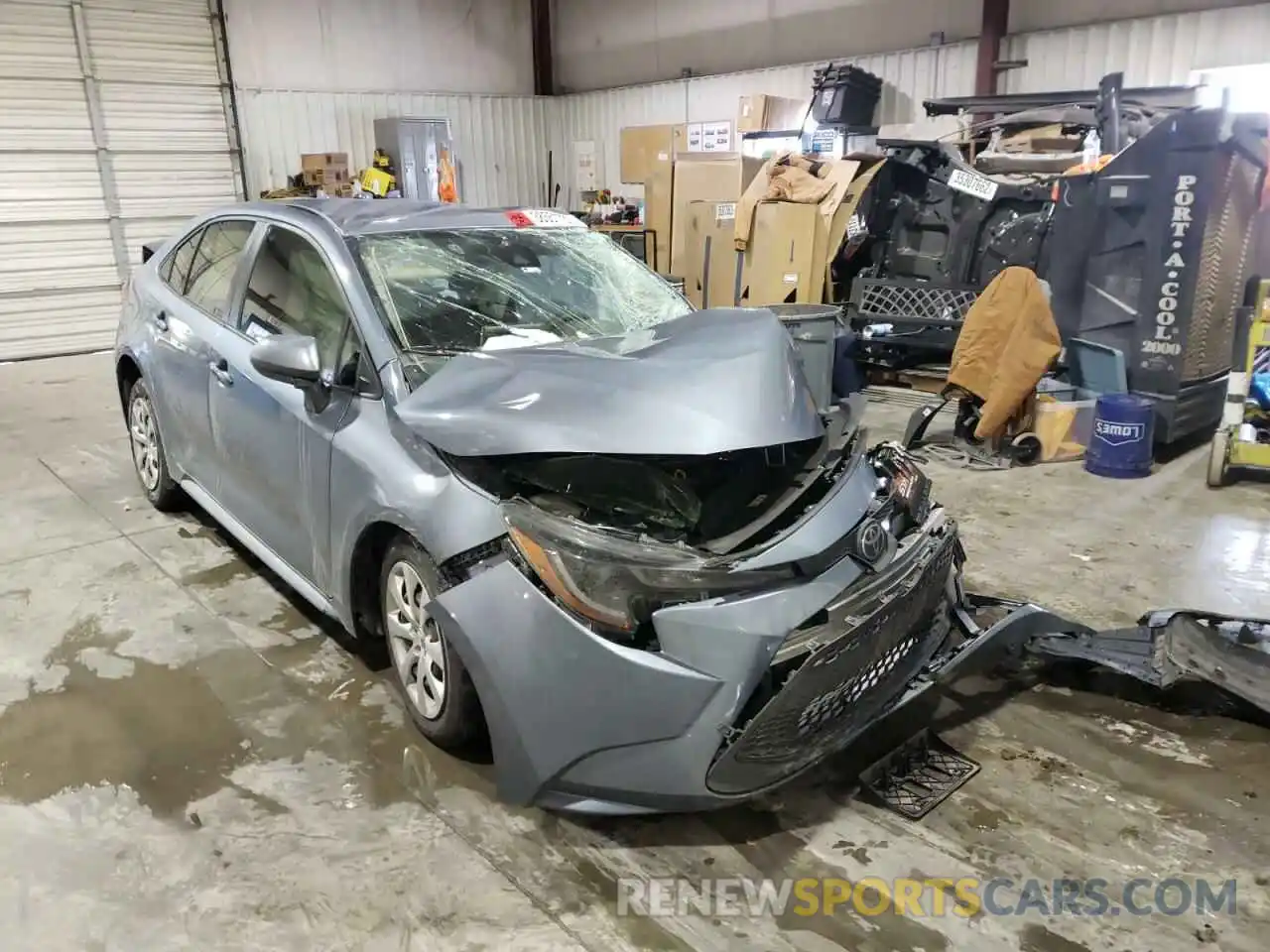 1 Photograph of a damaged car JTDEPRAEXLJ109208 TOYOTA COROLLA 2020