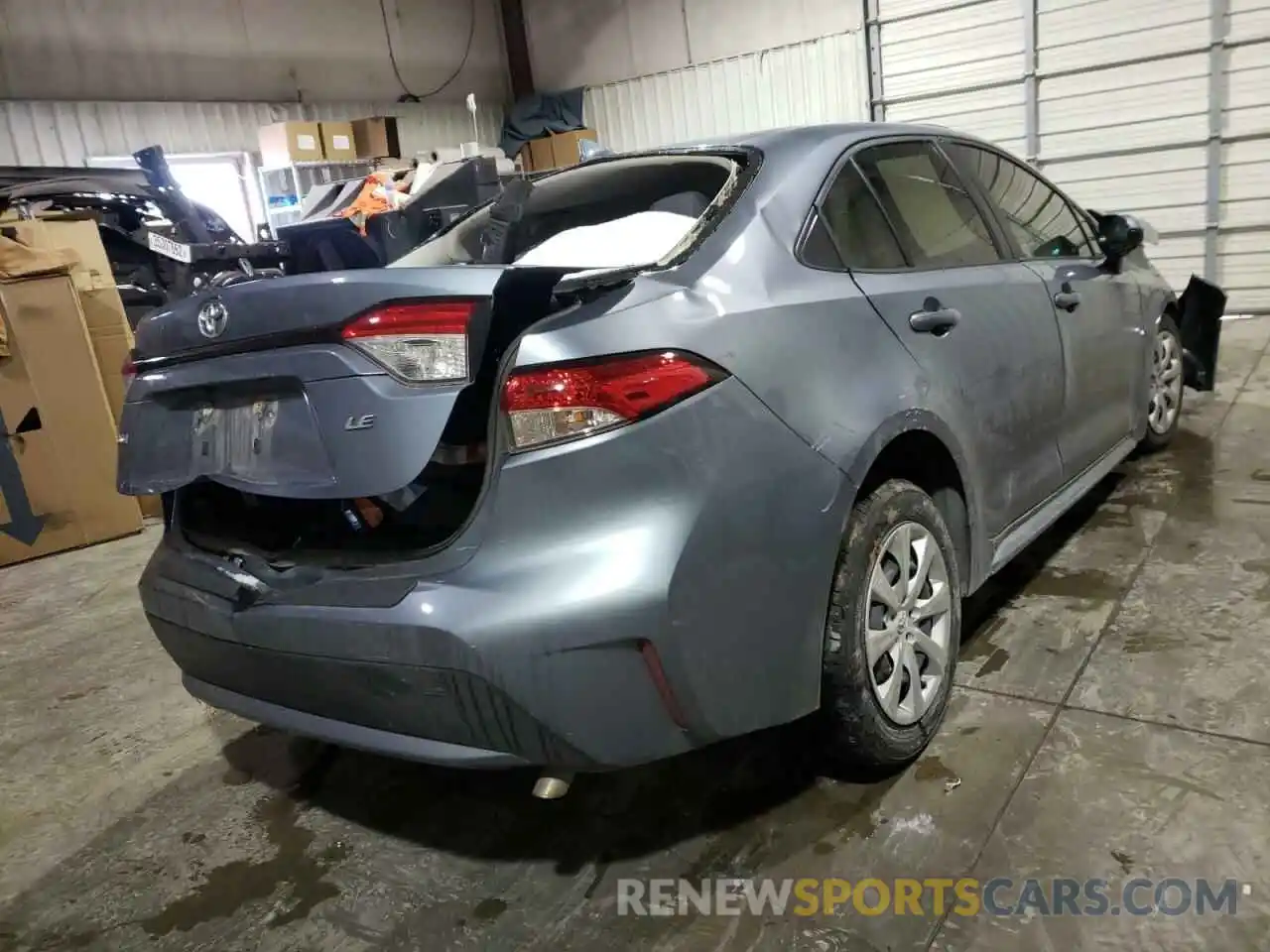 4 Photograph of a damaged car JTDEPRAEXLJ109208 TOYOTA COROLLA 2020