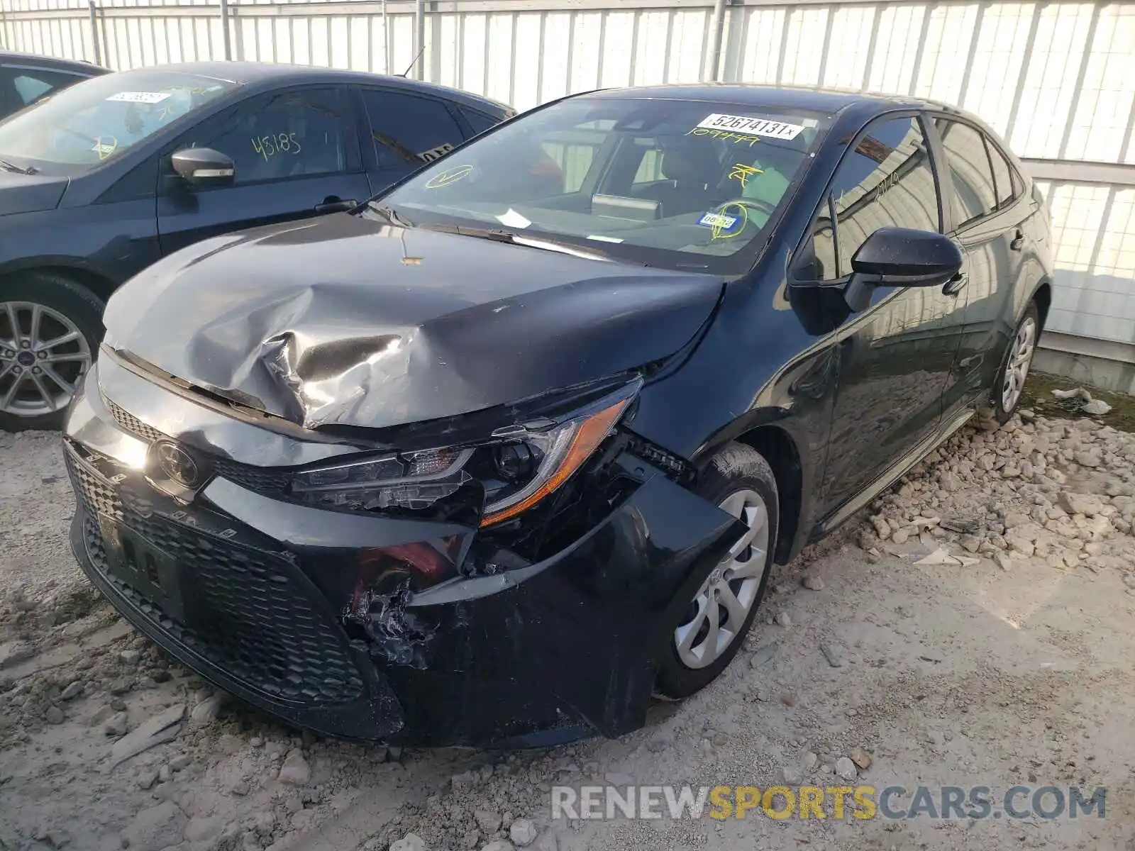 2 Photograph of a damaged car JTDEPRAEXLJ109449 TOYOTA COROLLA 2020