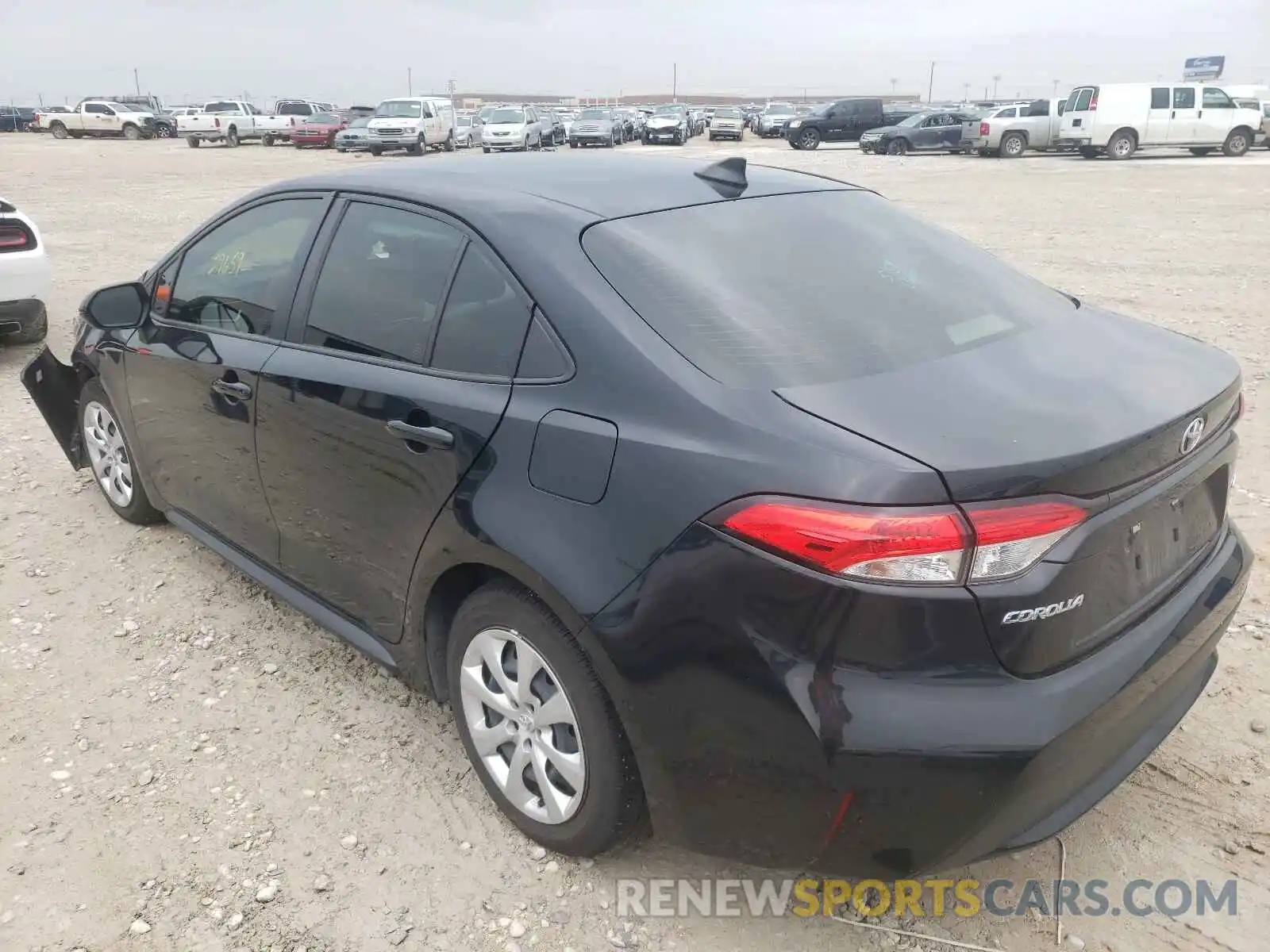 3 Photograph of a damaged car JTDEPRAEXLJ109449 TOYOTA COROLLA 2020