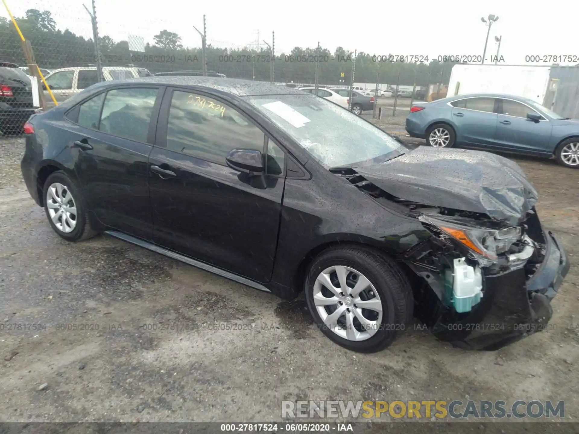 1 Photograph of a damaged car JTDEPRAEXLJ109600 TOYOTA COROLLA 2020