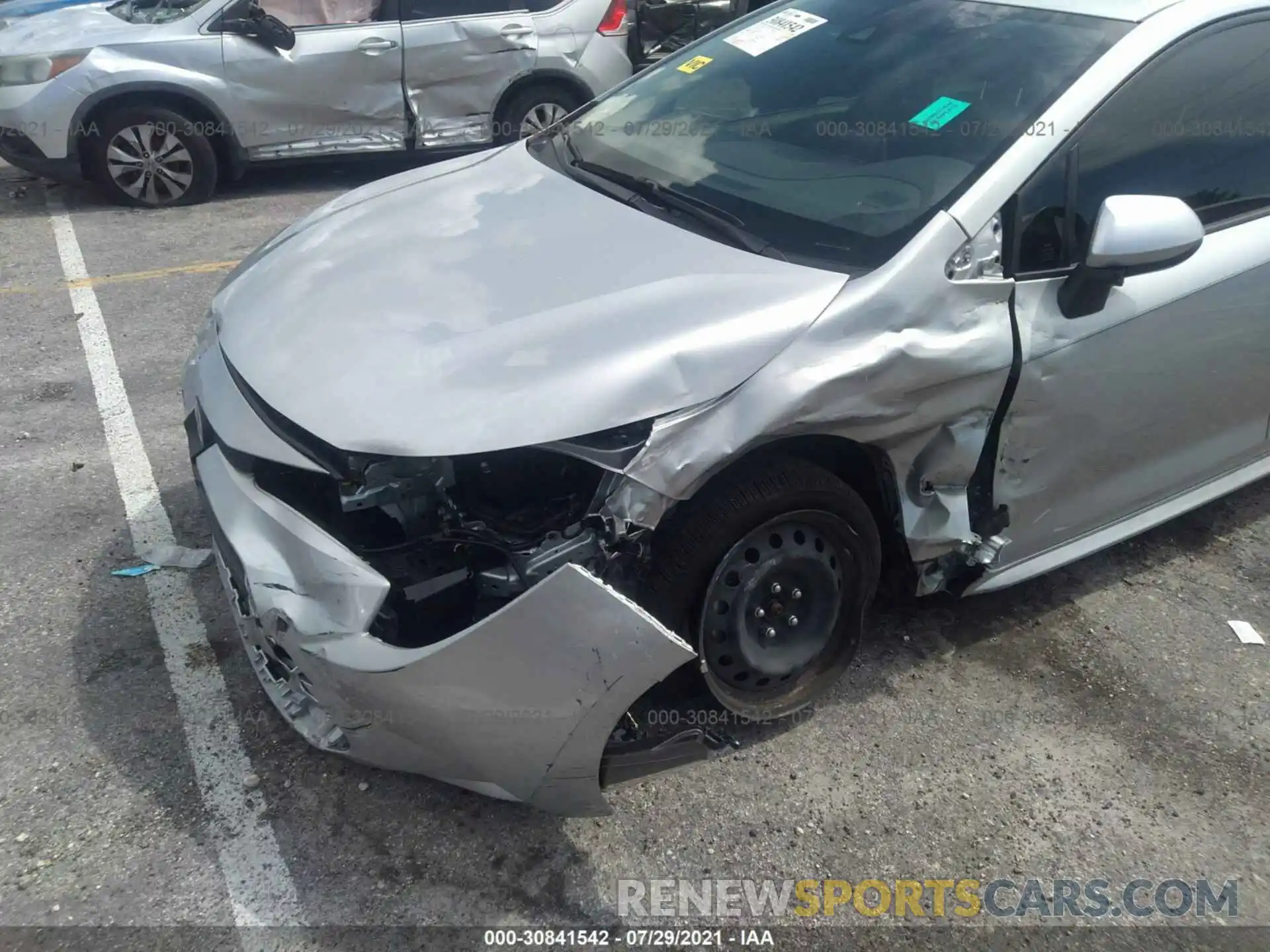 6 Photograph of a damaged car JTDEPRAEXLJ109791 TOYOTA COROLLA 2020