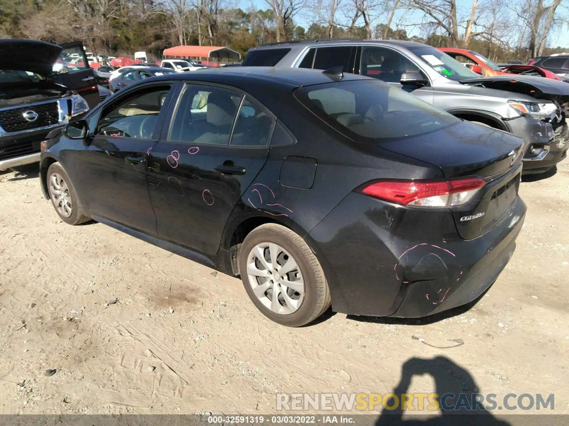 3 Photograph of a damaged car JTDEPRAEXLJ110004 TOYOTA COROLLA 2020