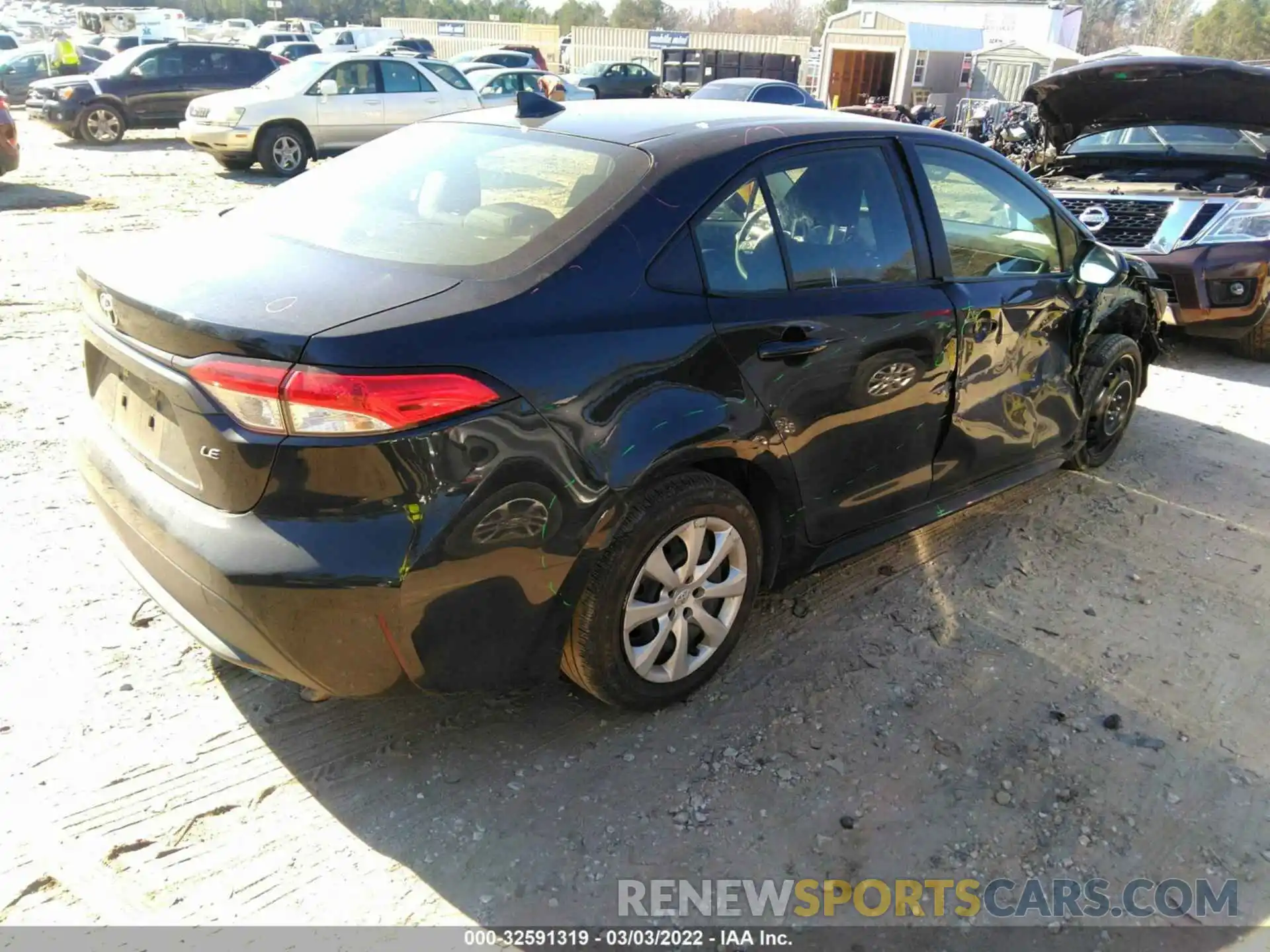 4 Photograph of a damaged car JTDEPRAEXLJ110004 TOYOTA COROLLA 2020