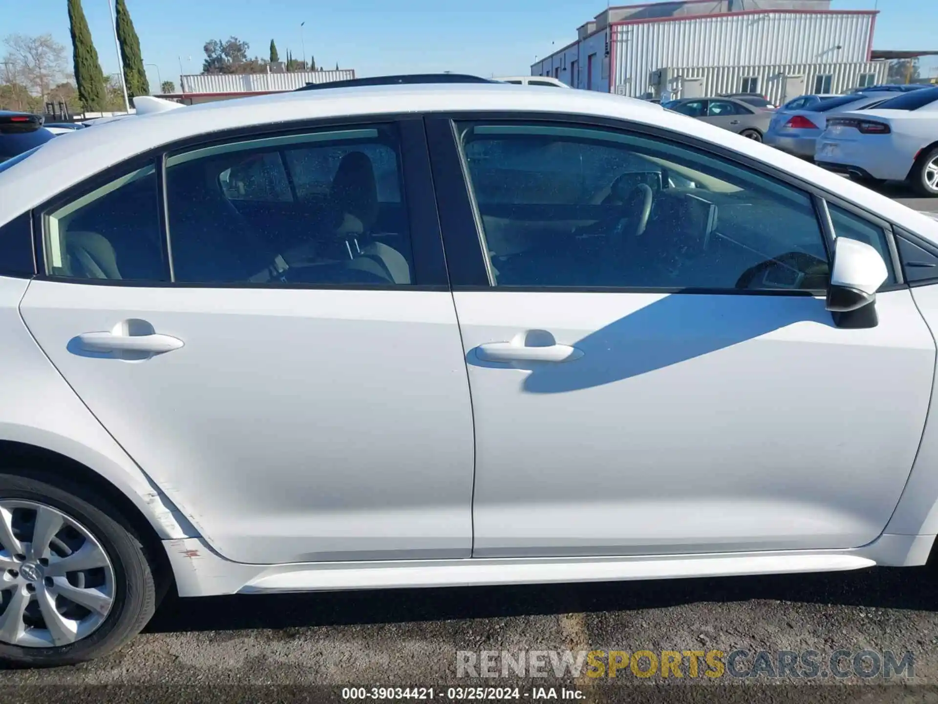 13 Photograph of a damaged car JTDEPRAEXLJ111234 TOYOTA COROLLA 2020