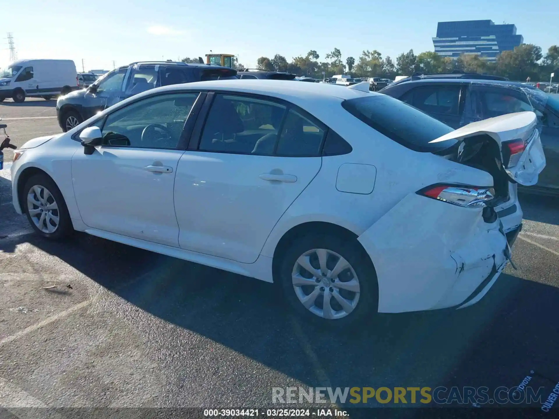 3 Photograph of a damaged car JTDEPRAEXLJ111234 TOYOTA COROLLA 2020