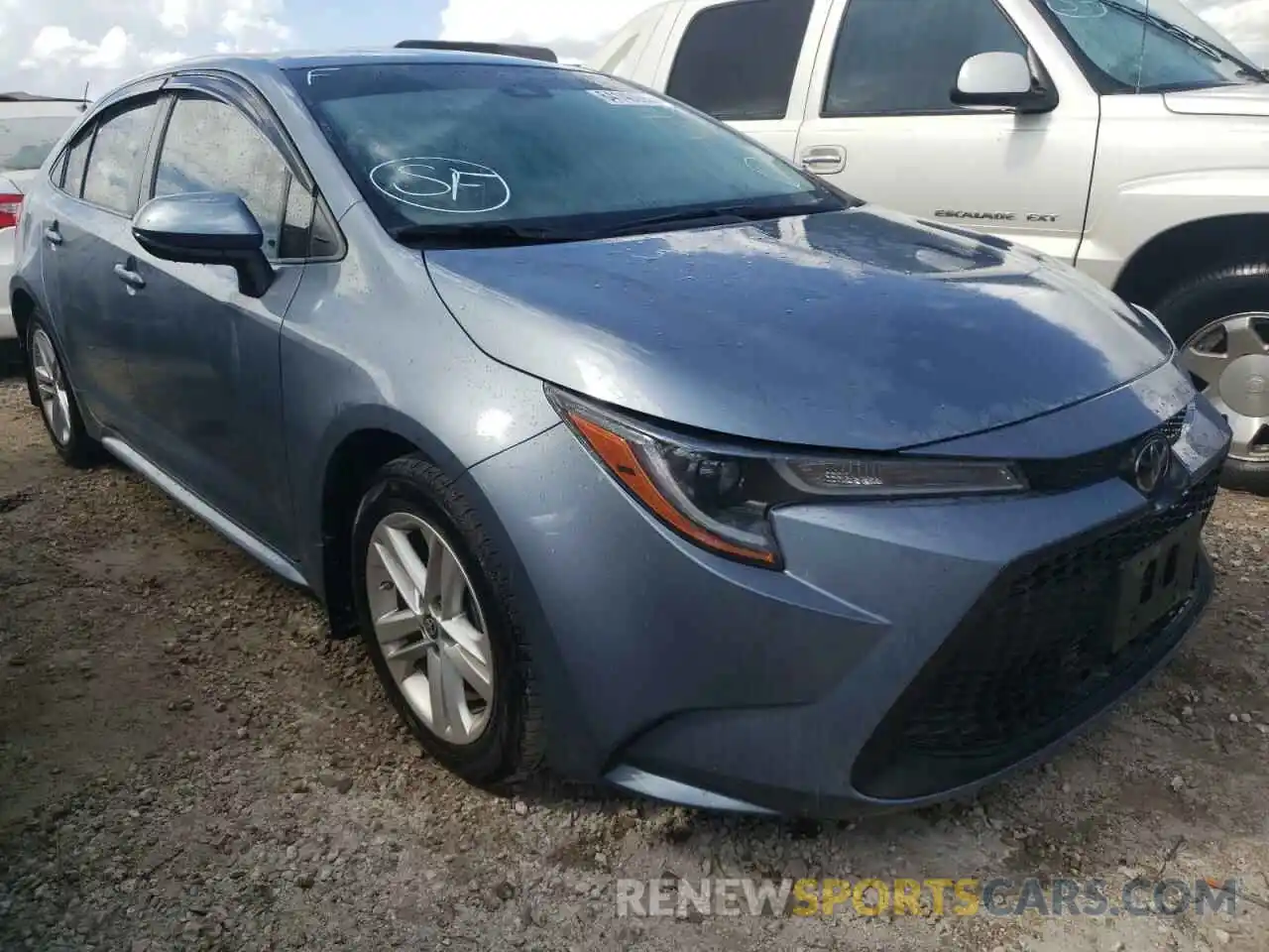 1 Photograph of a damaged car JTDEPRAEXLJ111685 TOYOTA COROLLA 2020