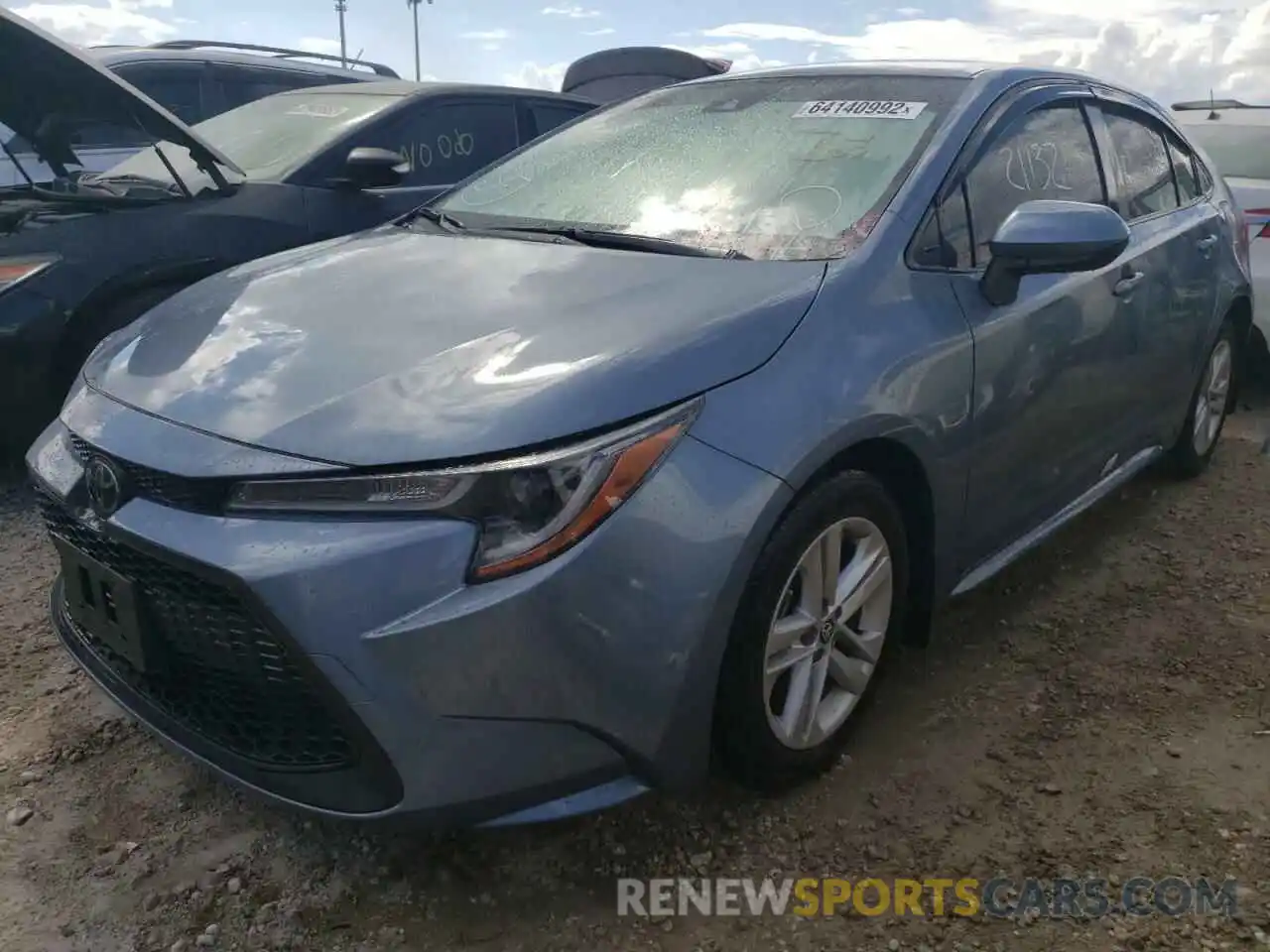 2 Photograph of a damaged car JTDEPRAEXLJ111685 TOYOTA COROLLA 2020