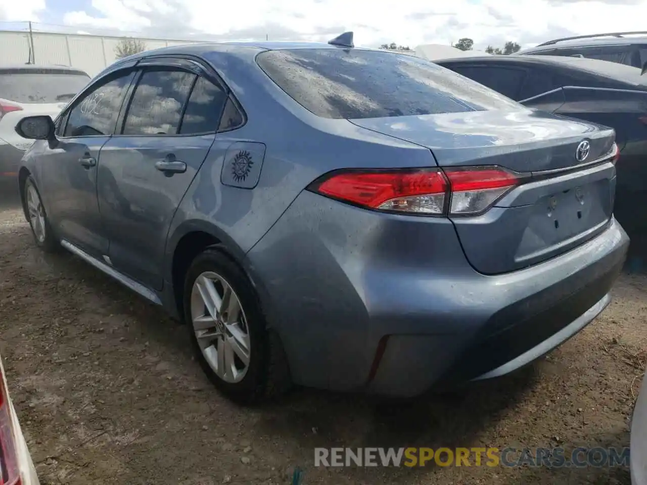 3 Photograph of a damaged car JTDEPRAEXLJ111685 TOYOTA COROLLA 2020