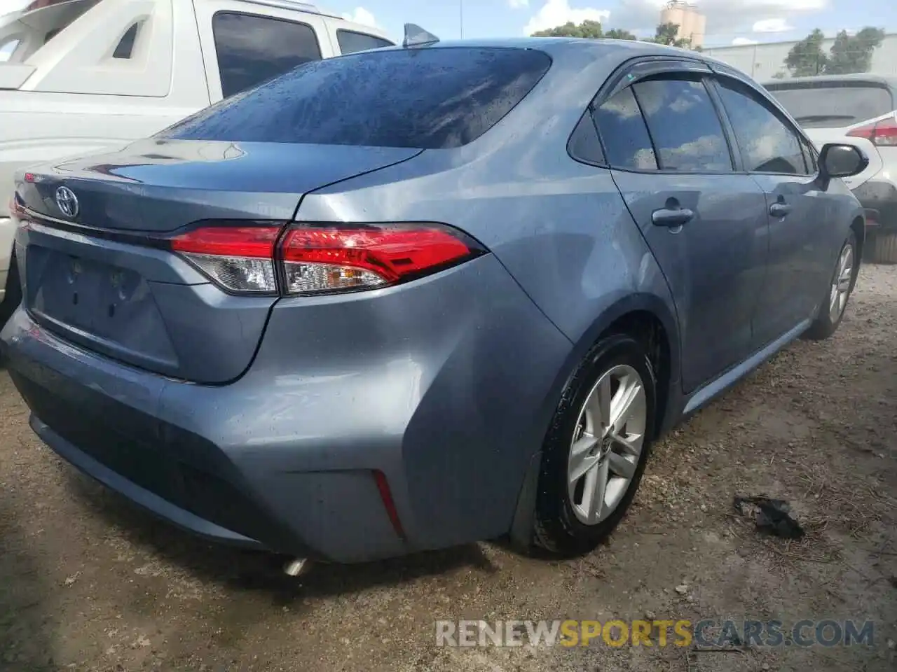 4 Photograph of a damaged car JTDEPRAEXLJ111685 TOYOTA COROLLA 2020