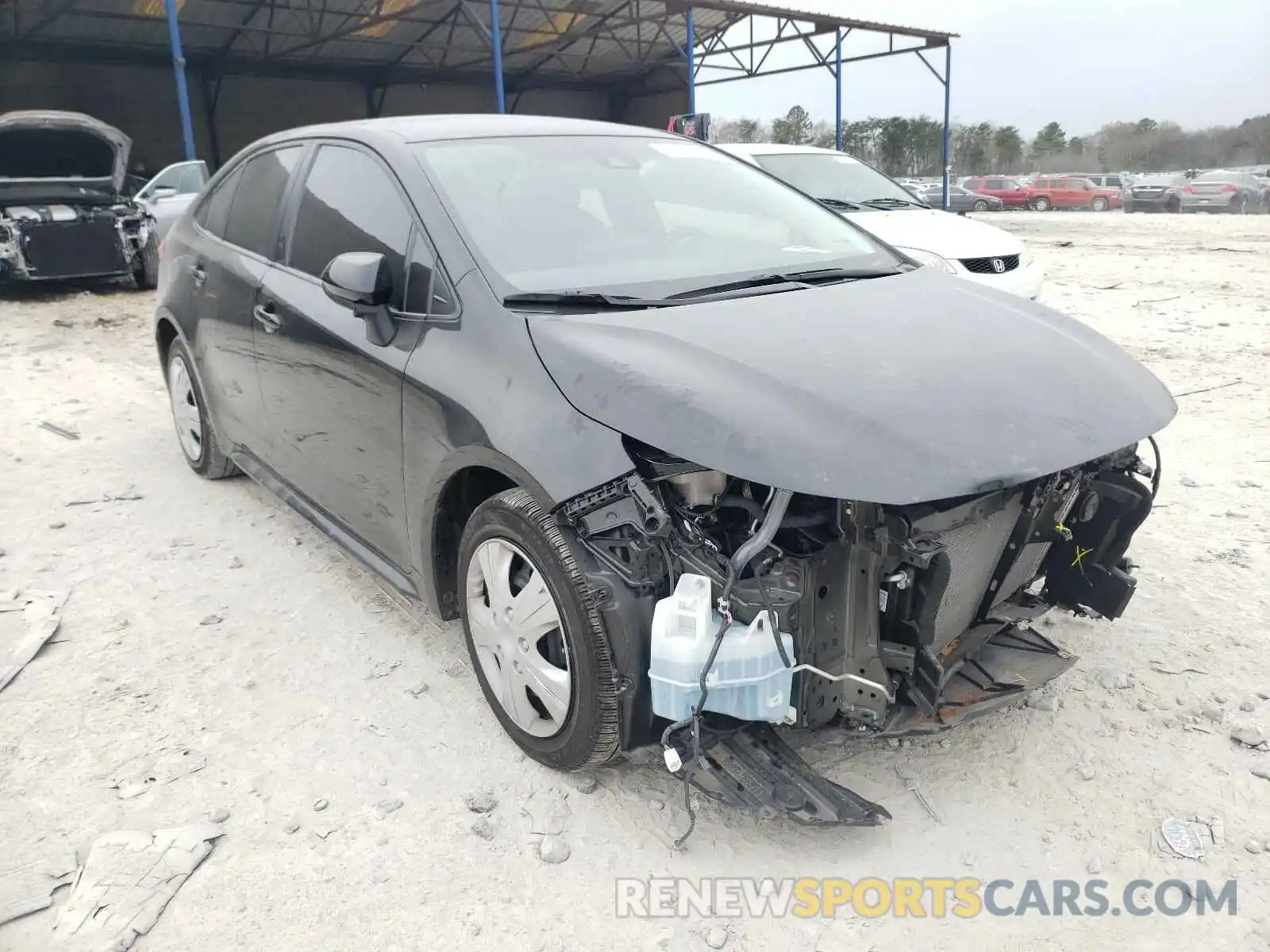 1 Photograph of a damaged car JTDEPRAEXLJ111721 TOYOTA COROLLA 2020