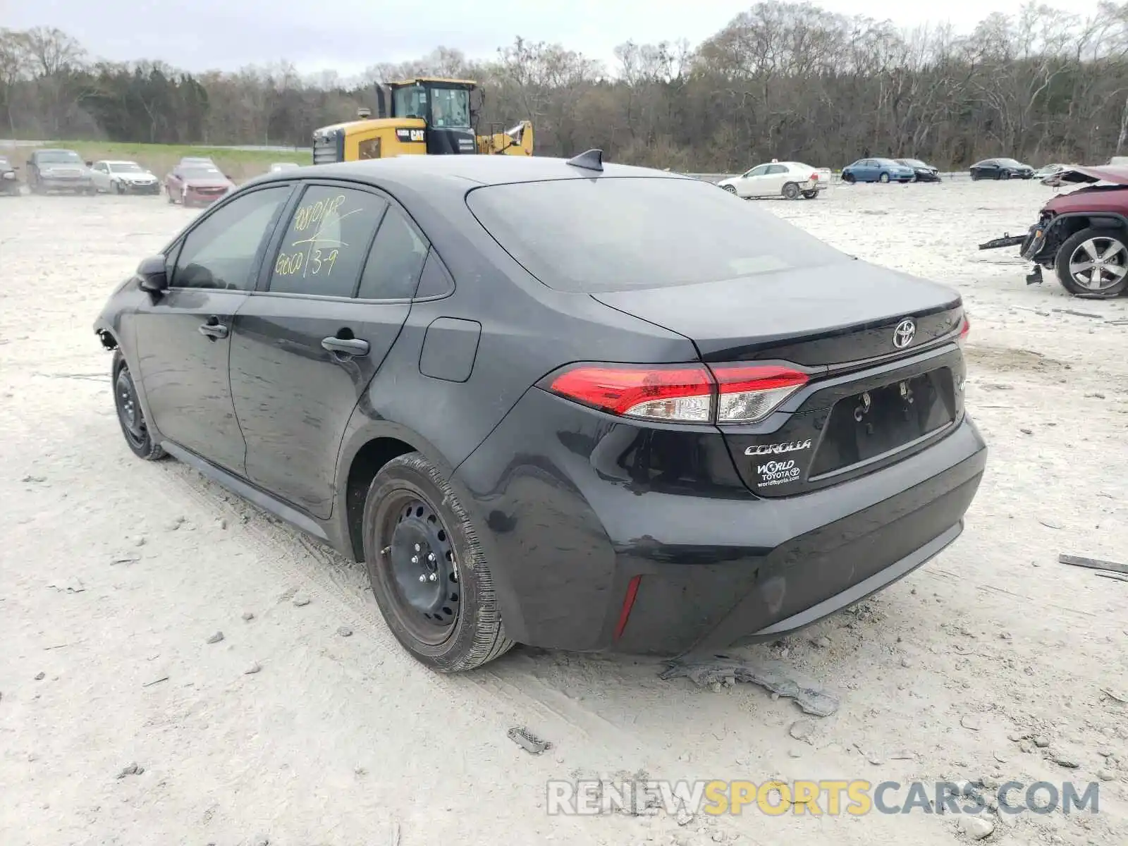 3 Photograph of a damaged car JTDEPRAEXLJ111721 TOYOTA COROLLA 2020