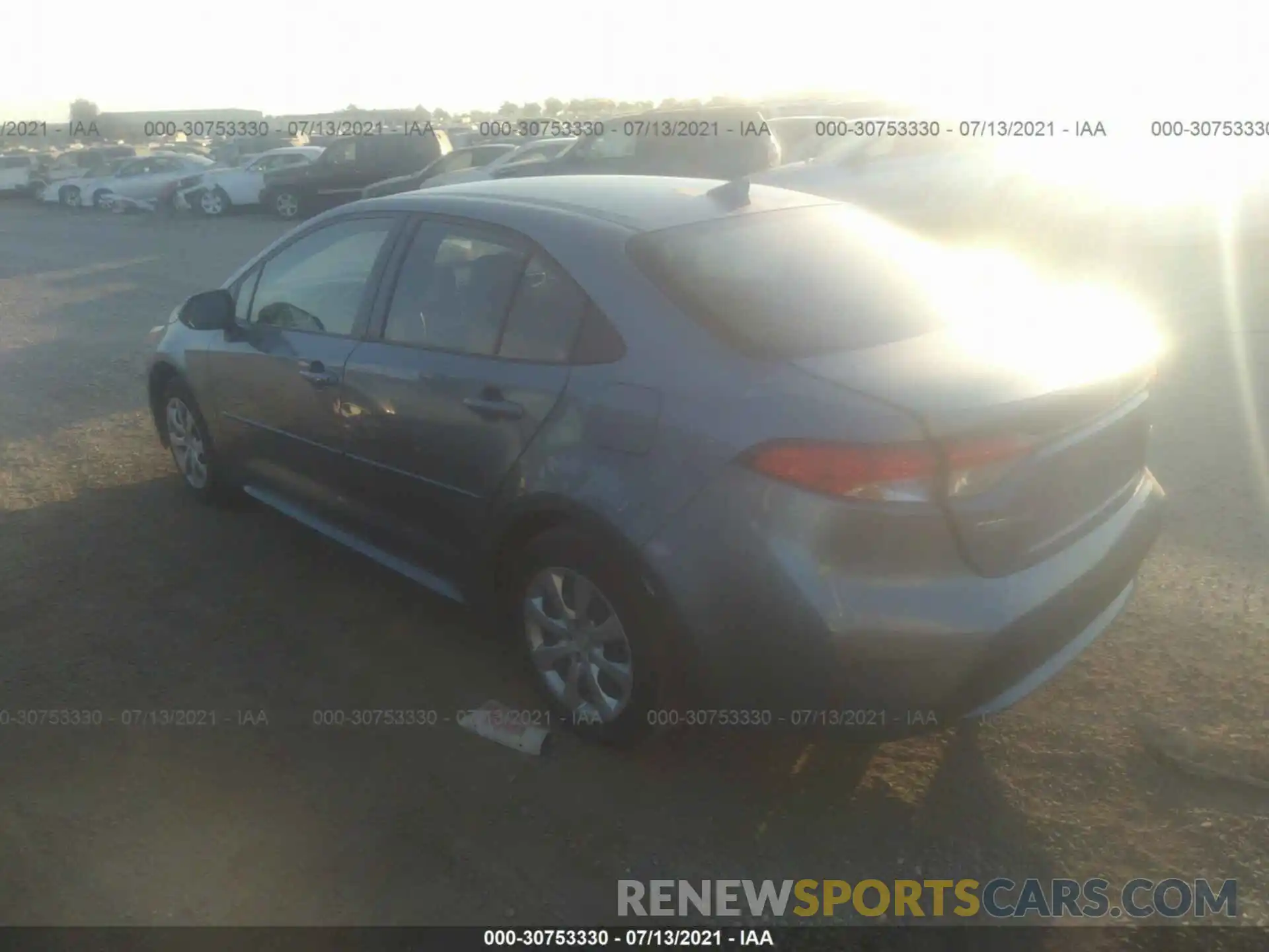 3 Photograph of a damaged car JTDEPRAEXLJ112335 TOYOTA COROLLA 2020