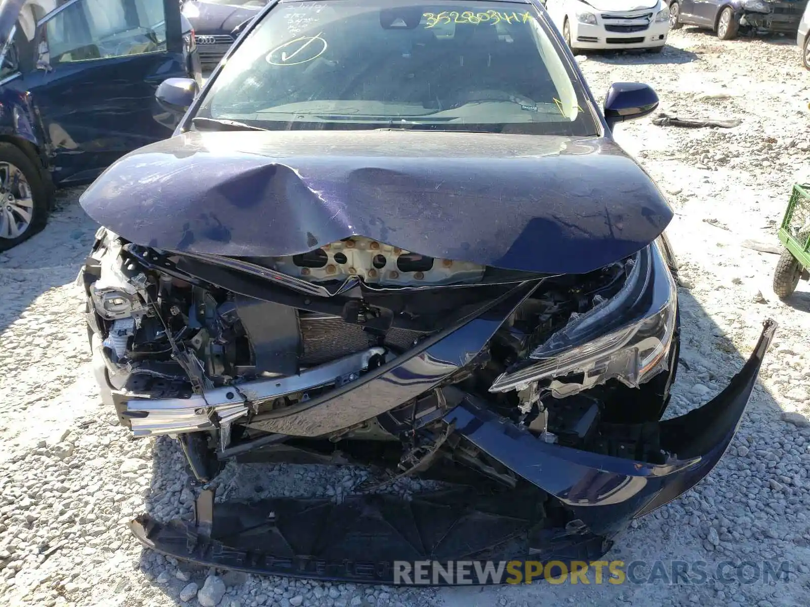 9 Photograph of a damaged car JTDEPRAEXLJ112478 TOYOTA COROLLA 2020