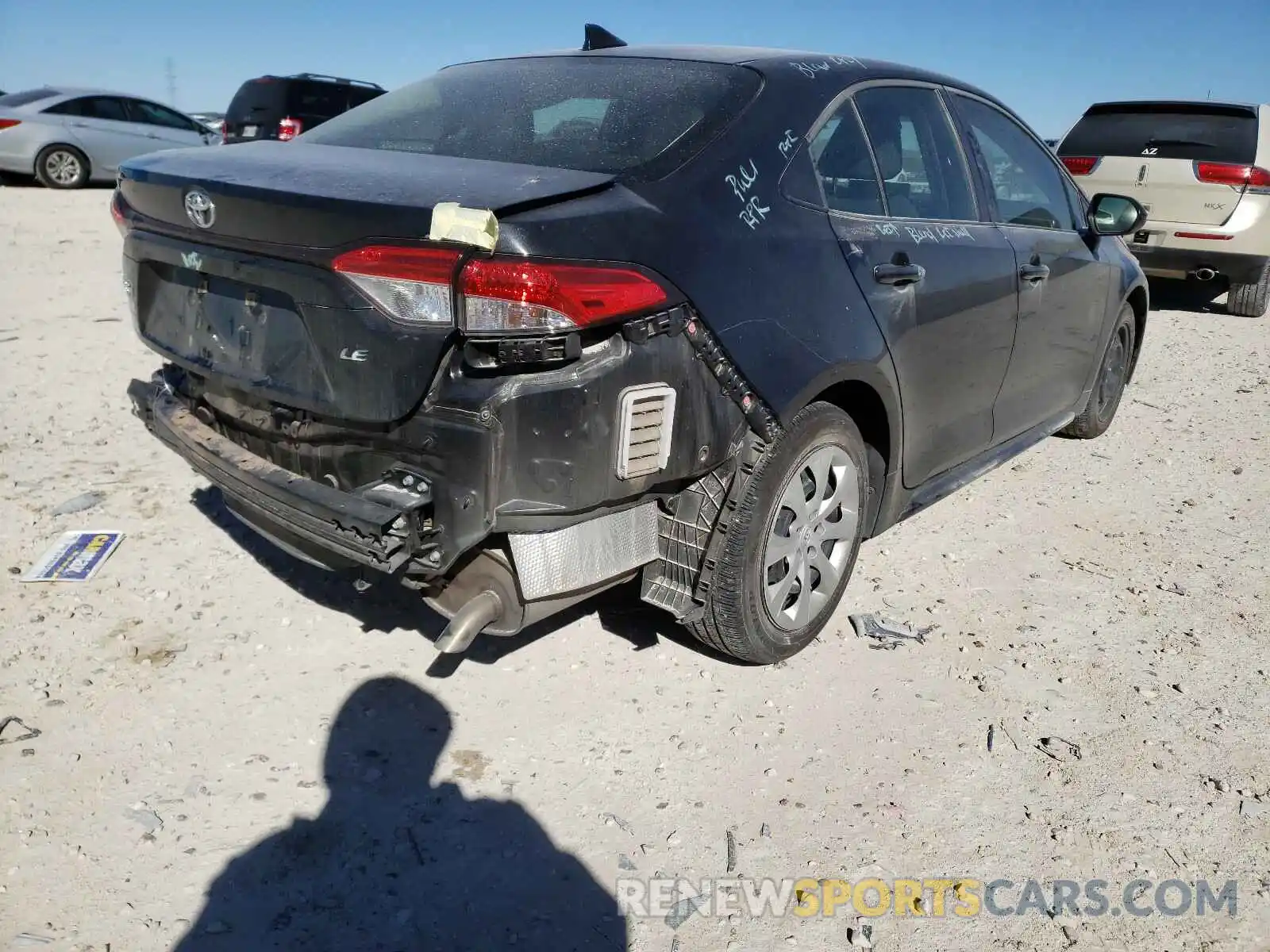 4 Фотография поврежденного автомобиля JTDEPRAEXLJ112917 TOYOTA COROLLA 2020