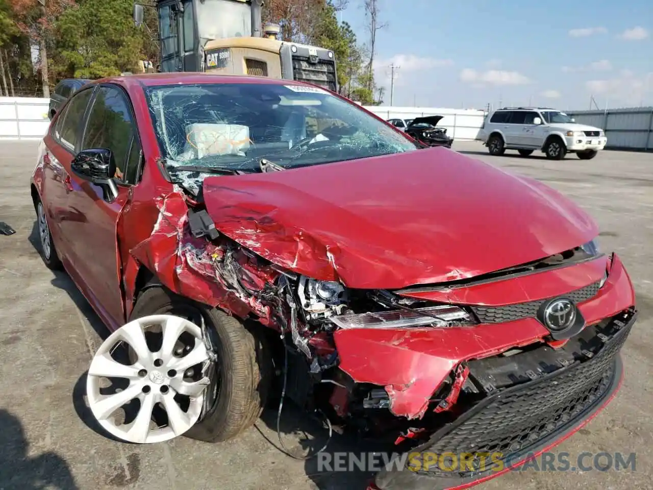 1 Photograph of a damaged car JTDEPRAEXLJ113002 TOYOTA COROLLA 2020