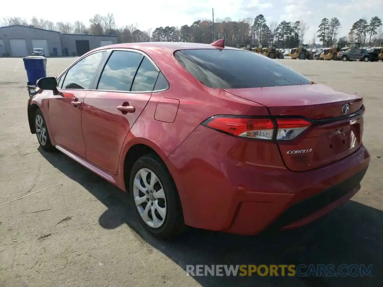 3 Photograph of a damaged car JTDEPRAEXLJ113002 TOYOTA COROLLA 2020