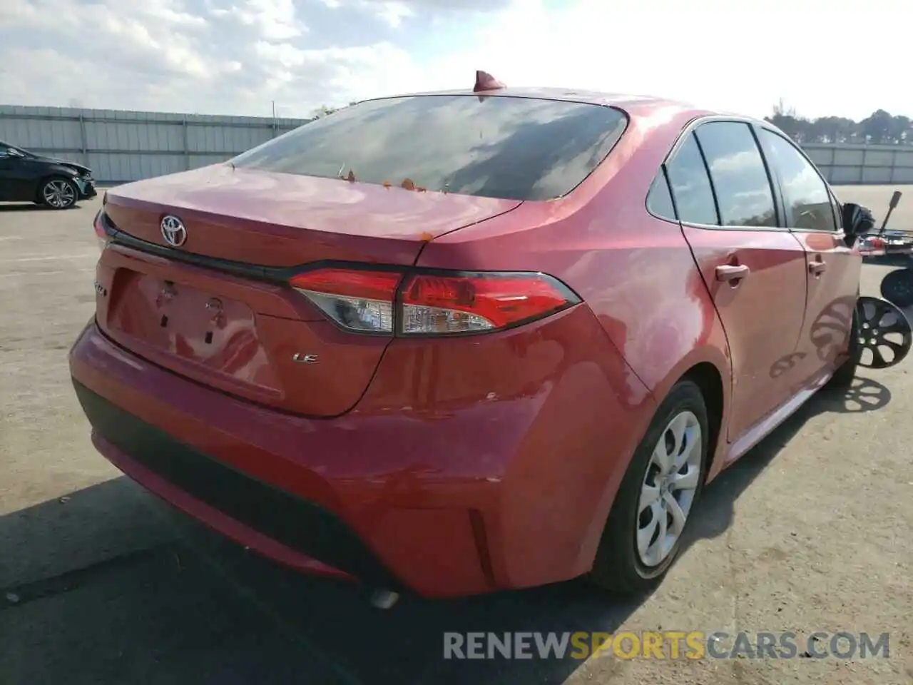 4 Photograph of a damaged car JTDEPRAEXLJ113002 TOYOTA COROLLA 2020