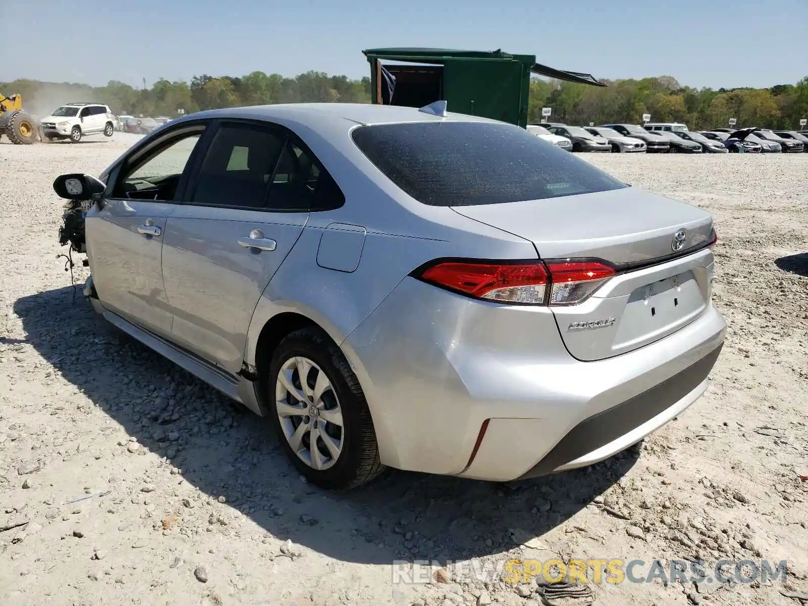 3 Photograph of a damaged car JTDEPRAEXLJ113632 TOYOTA COROLLA 2020