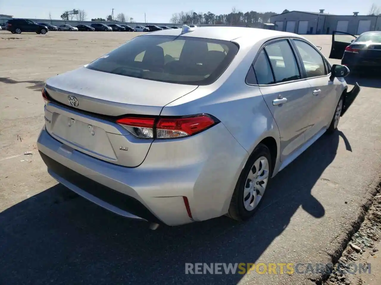 4 Photograph of a damaged car JTDEPRAEXLJ113792 TOYOTA COROLLA 2020