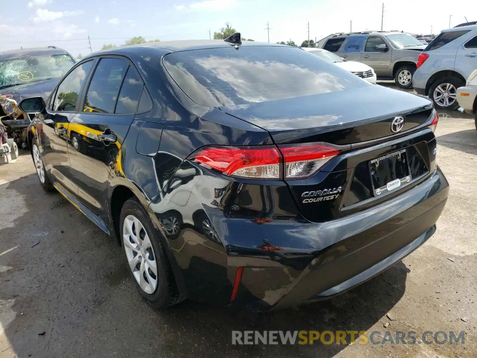 3 Photograph of a damaged car JTDEPRAEXLJ114635 TOYOTA COROLLA 2020